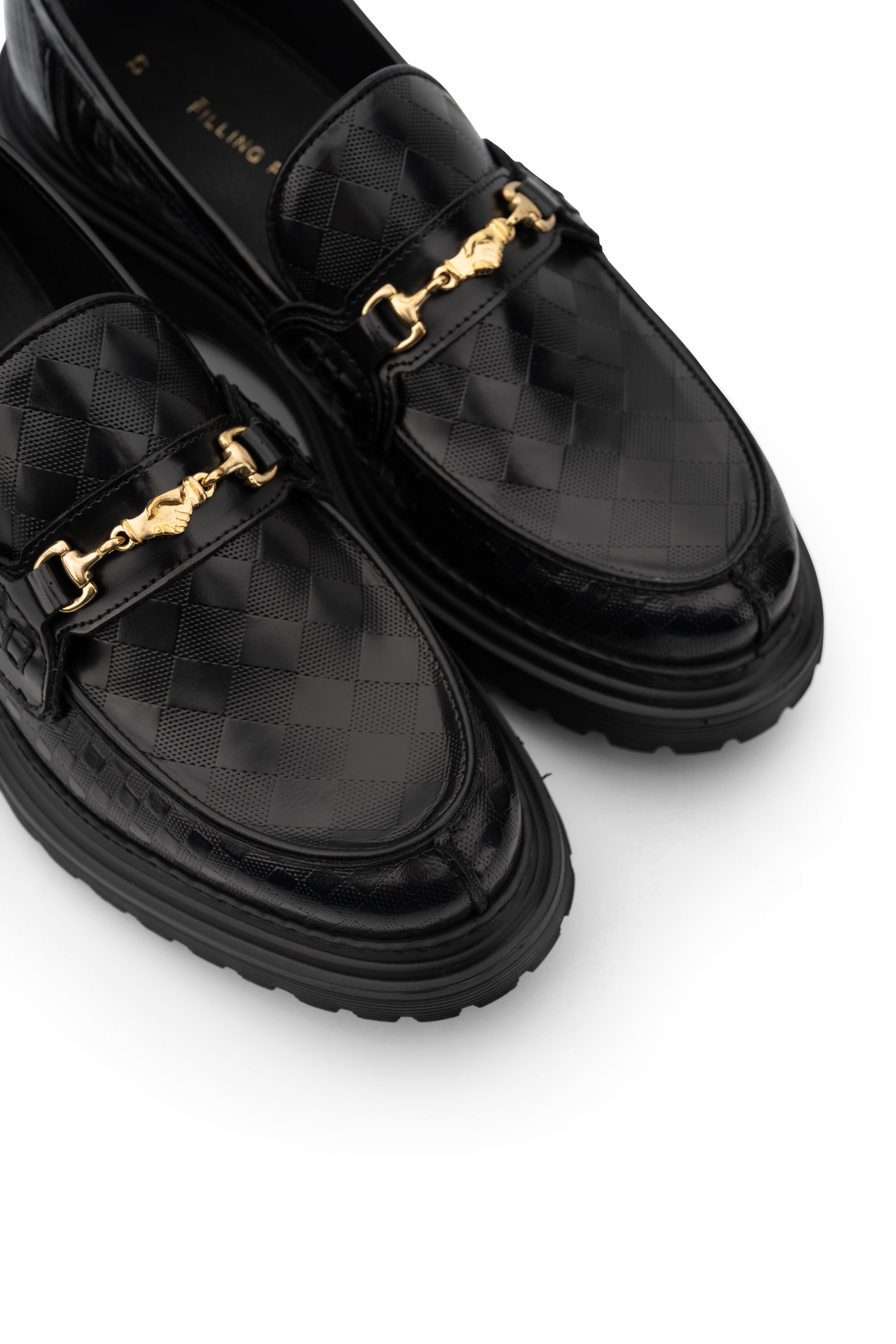 Filling Pieces Men's Loafer Graved Black | 112611303311-130