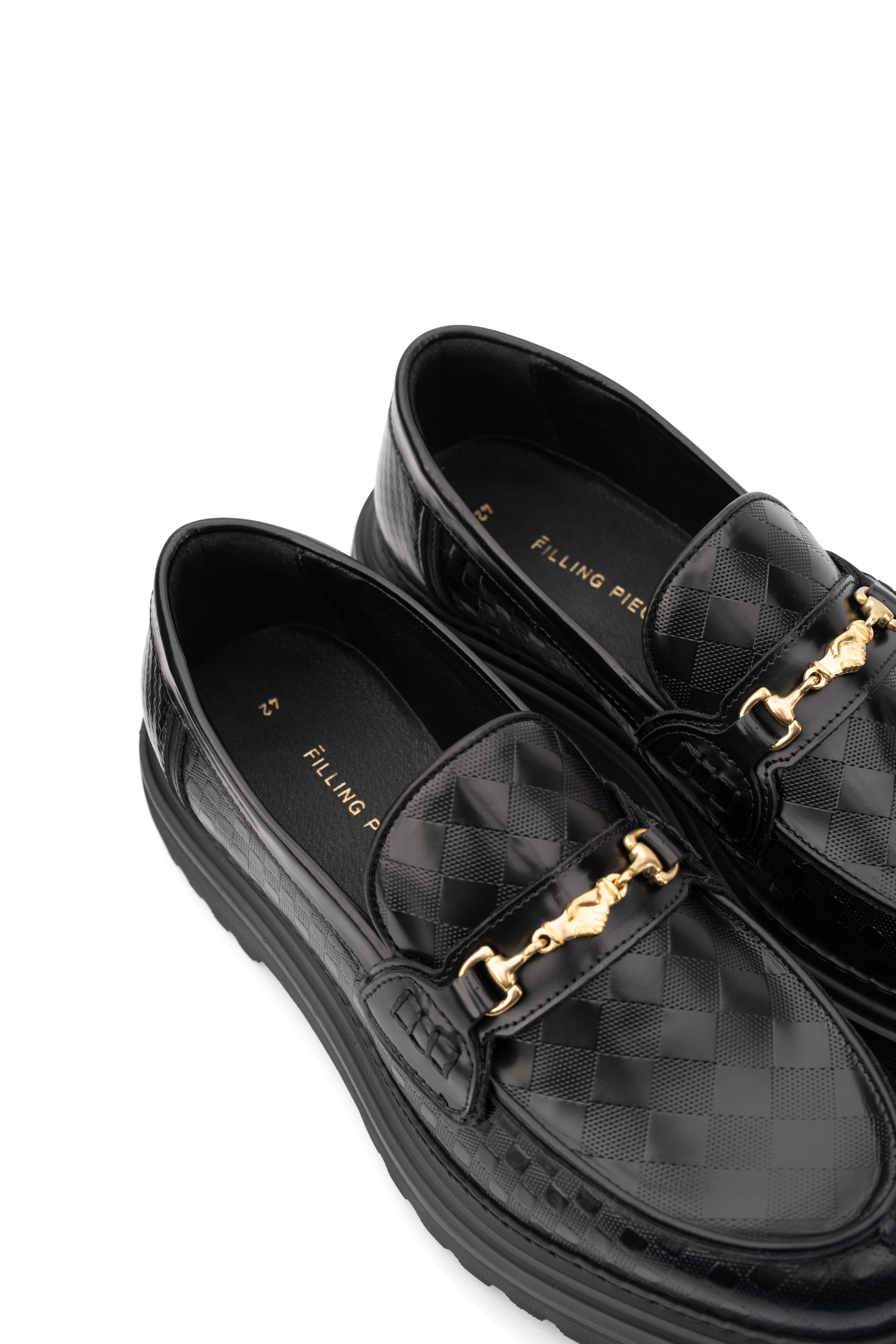 Filling Pieces Men's Loafer Graved Black | 112611303311-130