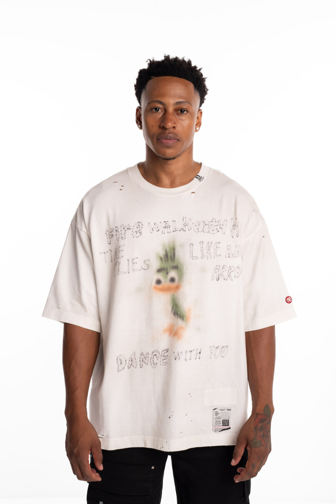 MMY Men's T Shirt J14TS752 White