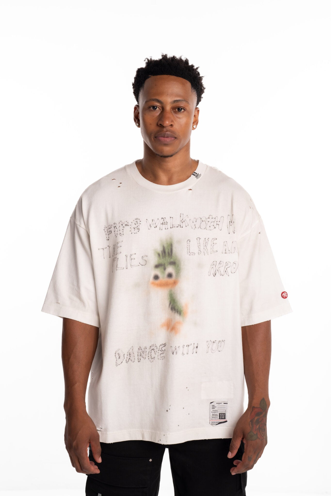 MMY Men's T Shirt J14TS752 White
