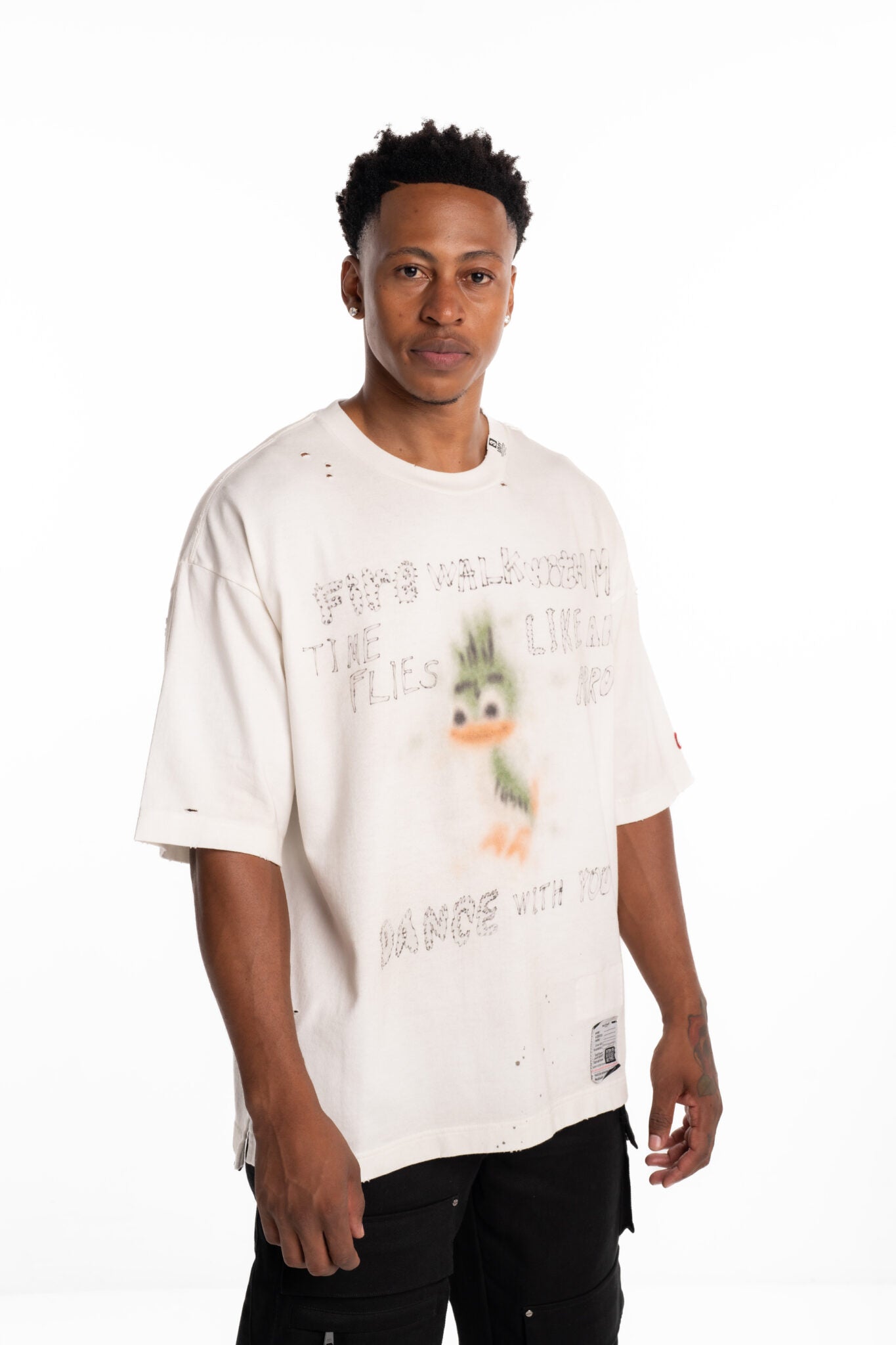 MMY Men's T Shirt J14TS752 White