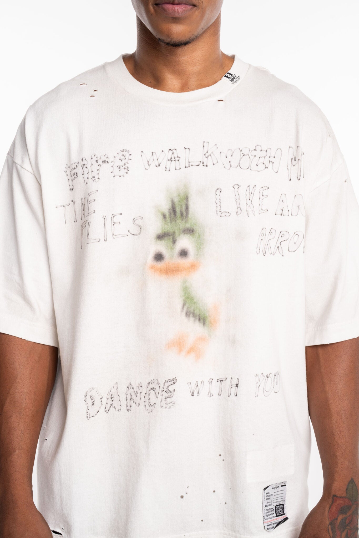 MMY Men's T Shirt J14TS752 White