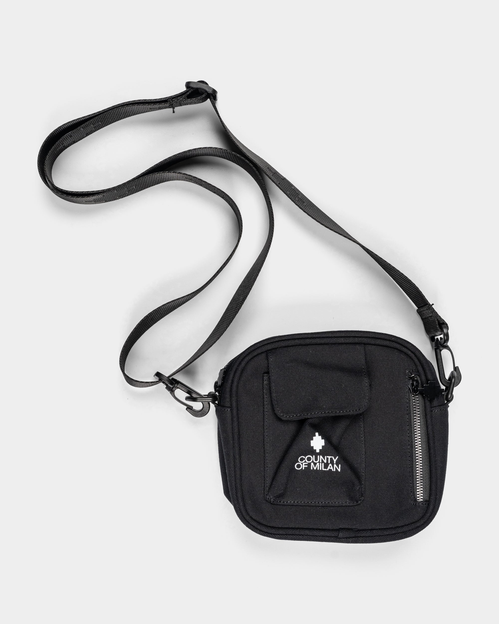 County of Milan Mini Shoulder Bag Black/White | COMAS260373
