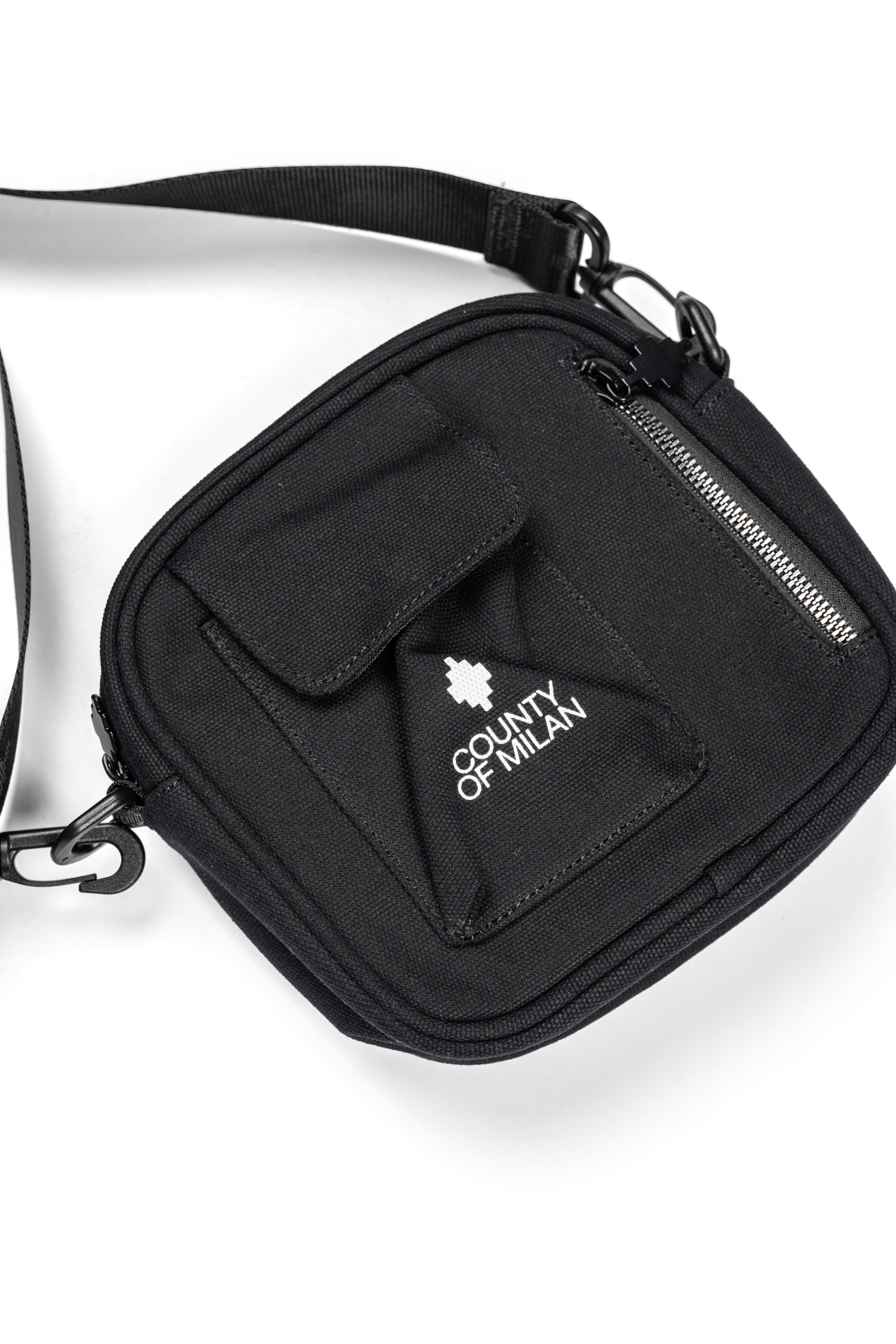 County of Milan Mini Shoulder Bag Black/White | COMAS260373