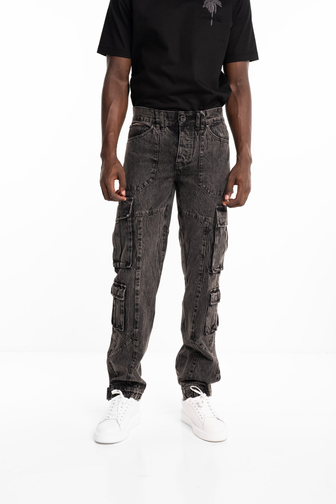 Only The Blind Black Rock Denim Jeans Black OTB-D1454