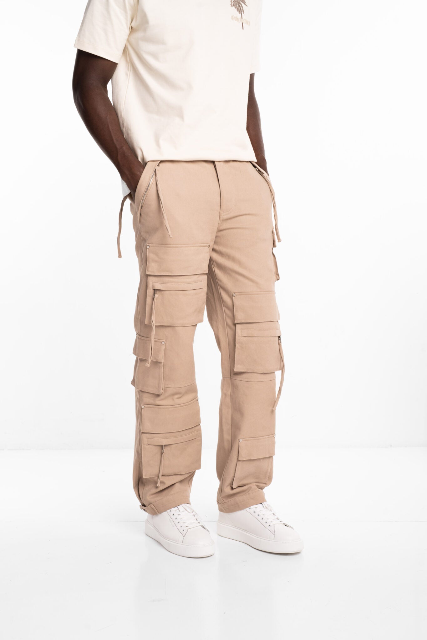 Only The Blind Stone Ridge Cargo Pants Beige OTB-BC1466