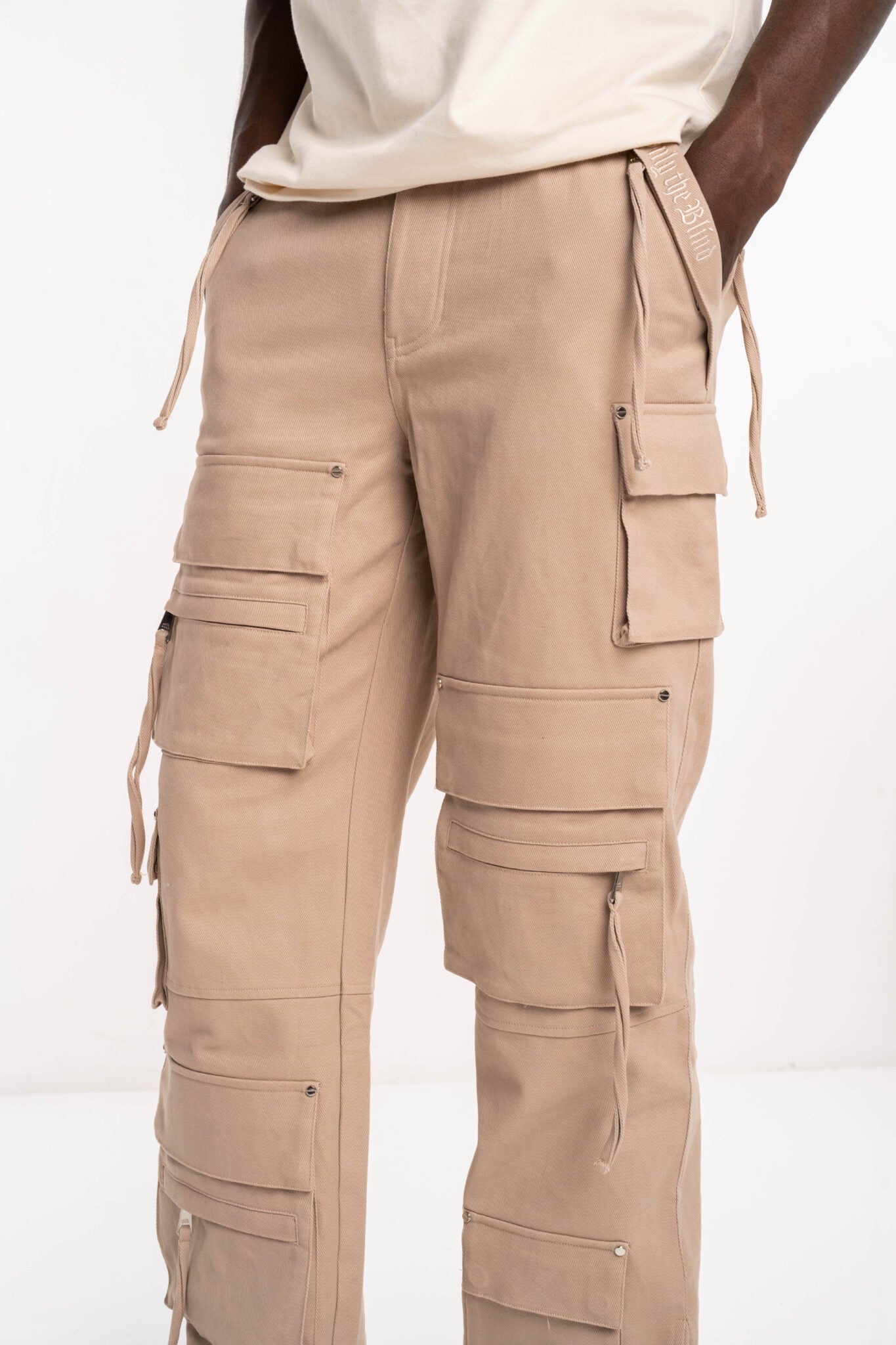 Only The Blind Stone Ridge Cargo Pants Beige OTB-BC1466