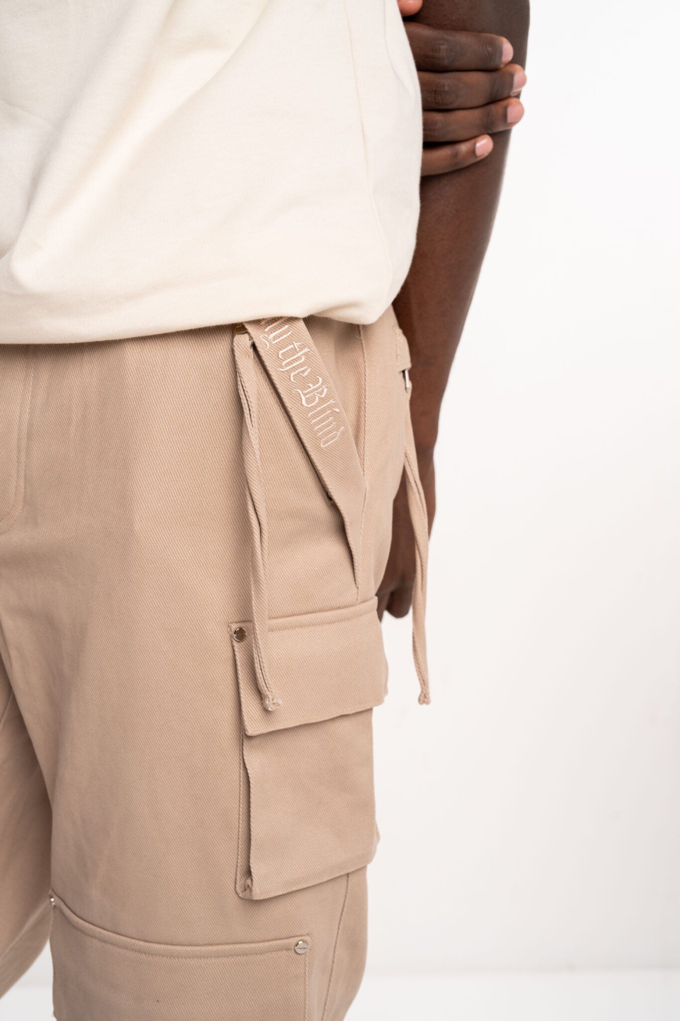 Only The Blind Stone Ridge Cargo Pants Beige OTB-BC1466