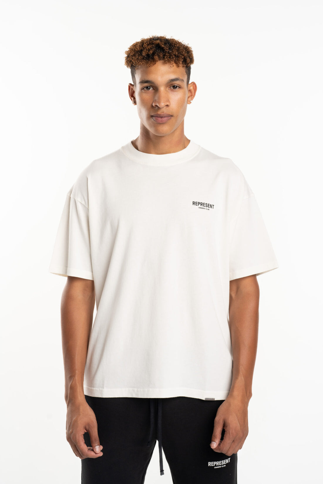 (Core) Represent Men's Owners Club T Shirt OCM41114-072 Flat White
