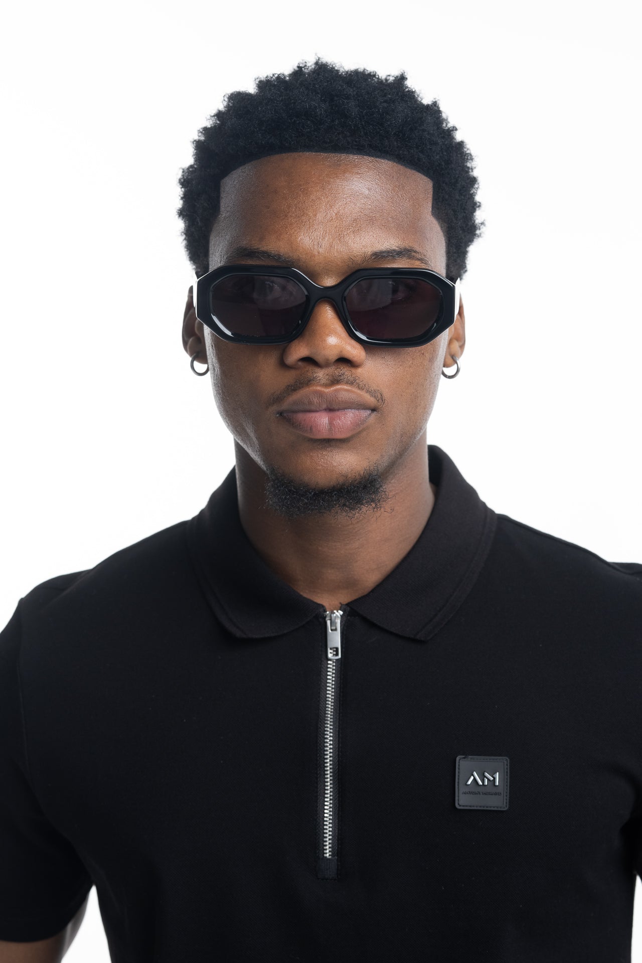 Palm Angels Sunglasses Shiny Black | PA1028-1007