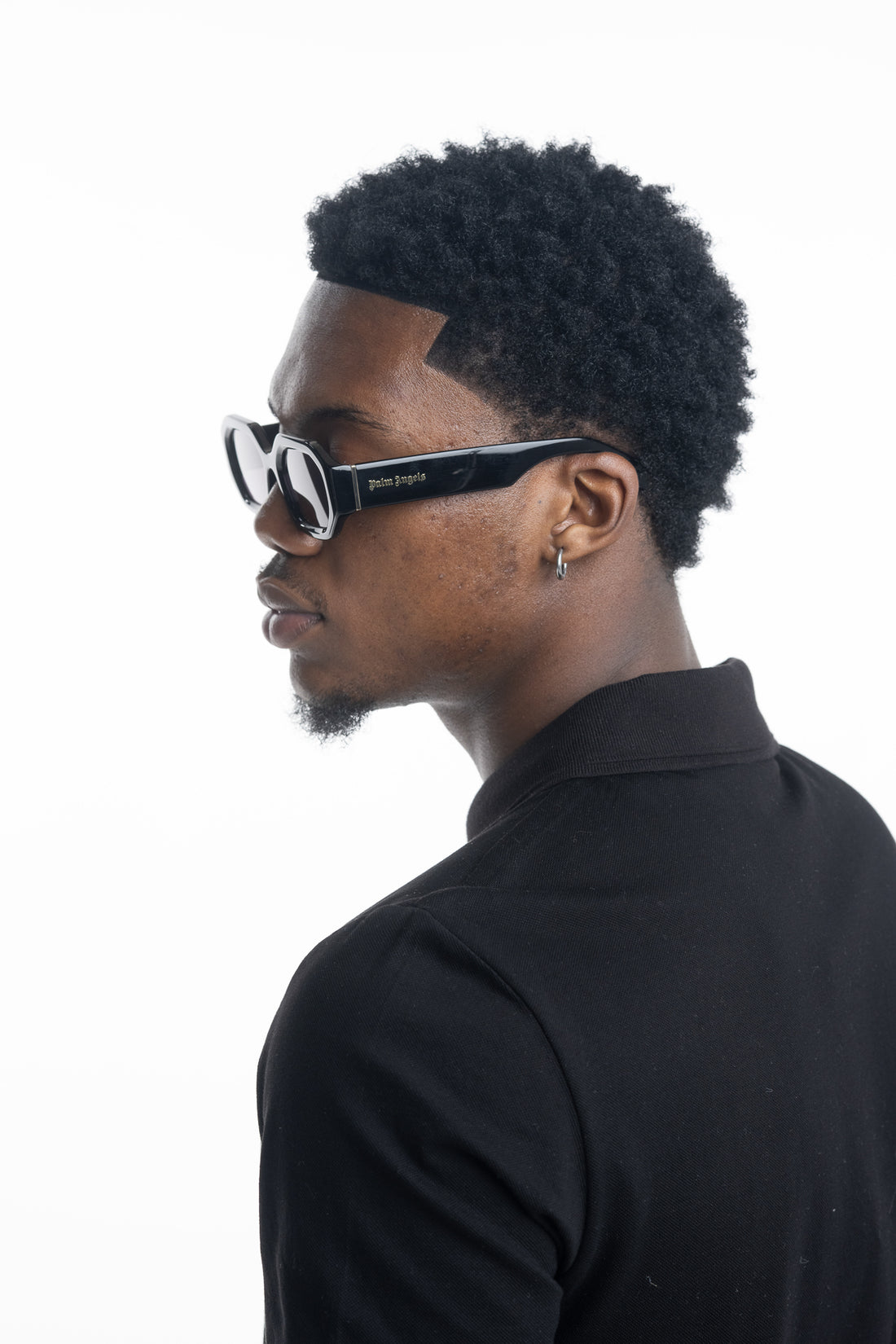 Palm Angels Sunglasses Shiny Black | PA1028-1007