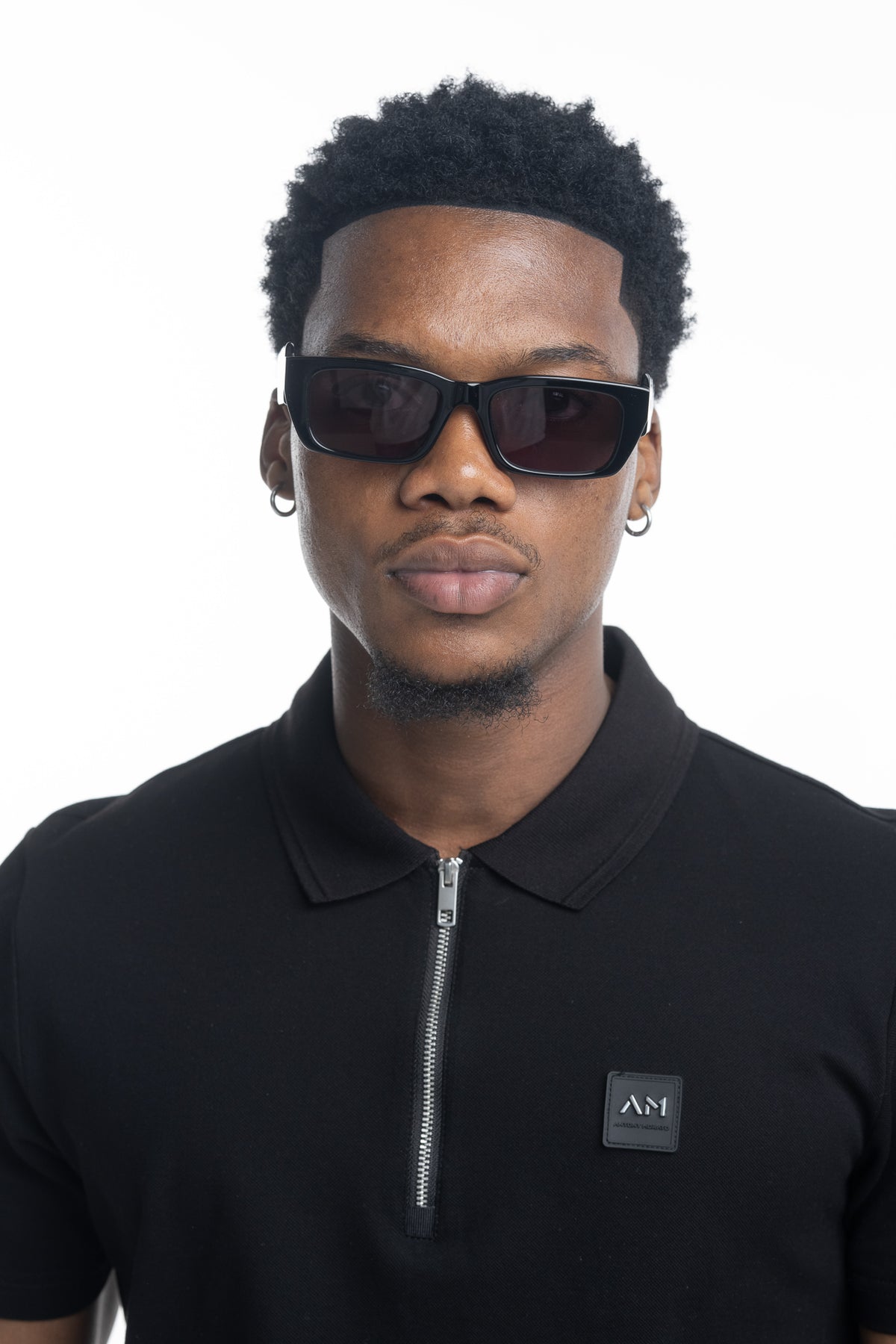 Palm Angels Sunglasses Shiny Black | PA1021-1007