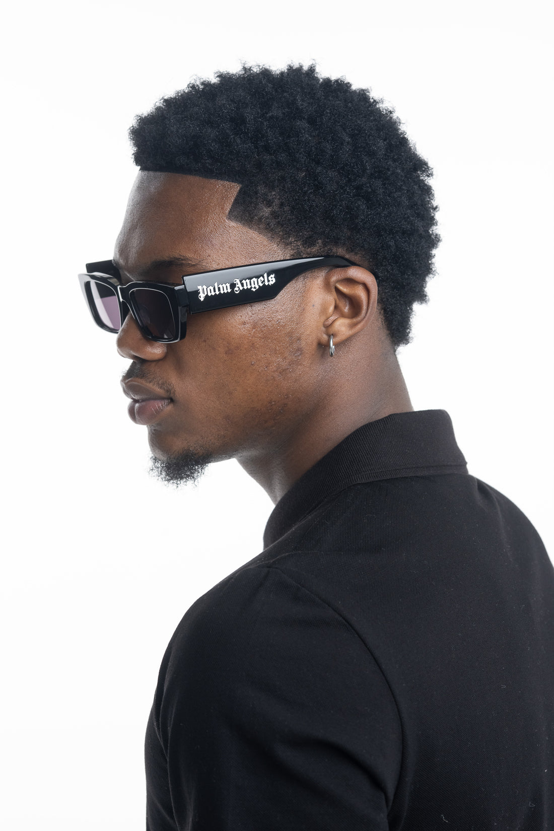 Palm Angels Sunglasses Shiny Black | PA1021-1007