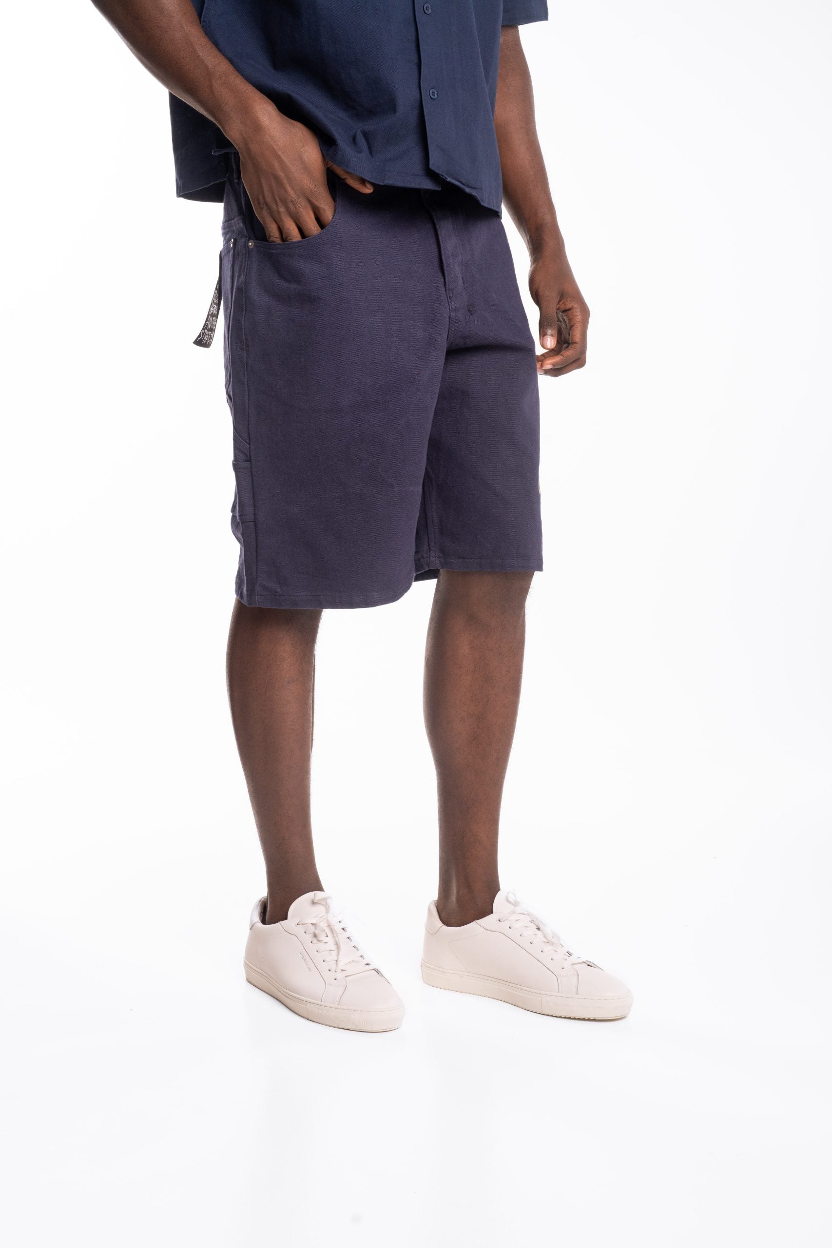 Ksubi Men's Woven Maxx Short Mekanik Ink | MFA25WA009-BLU