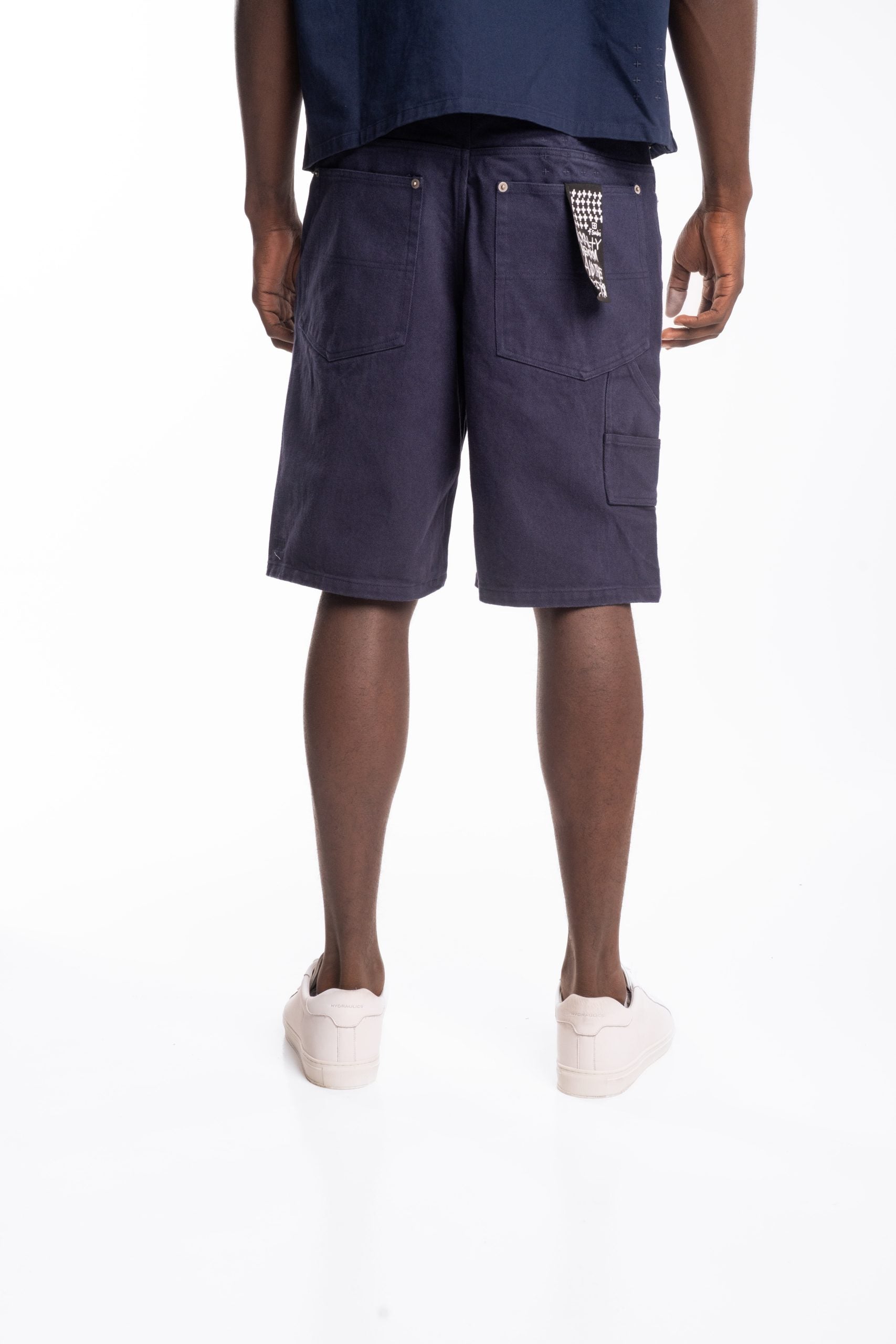 Ksubi Men's Woven Maxx Short Mekanik Ink | MFA25WA009-BLU