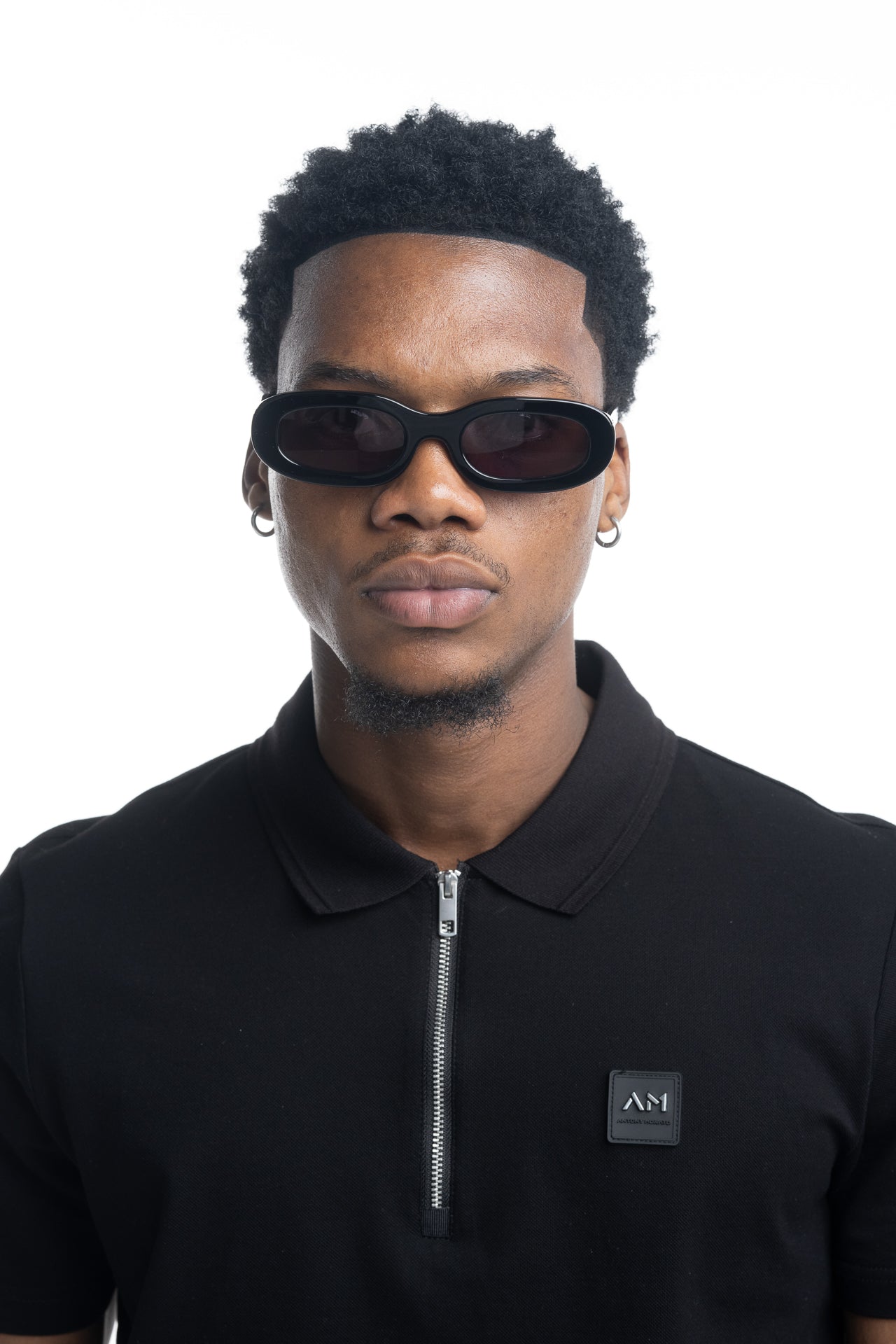 Palm Angels Sunglasses Shiny Black | PA1032-1007