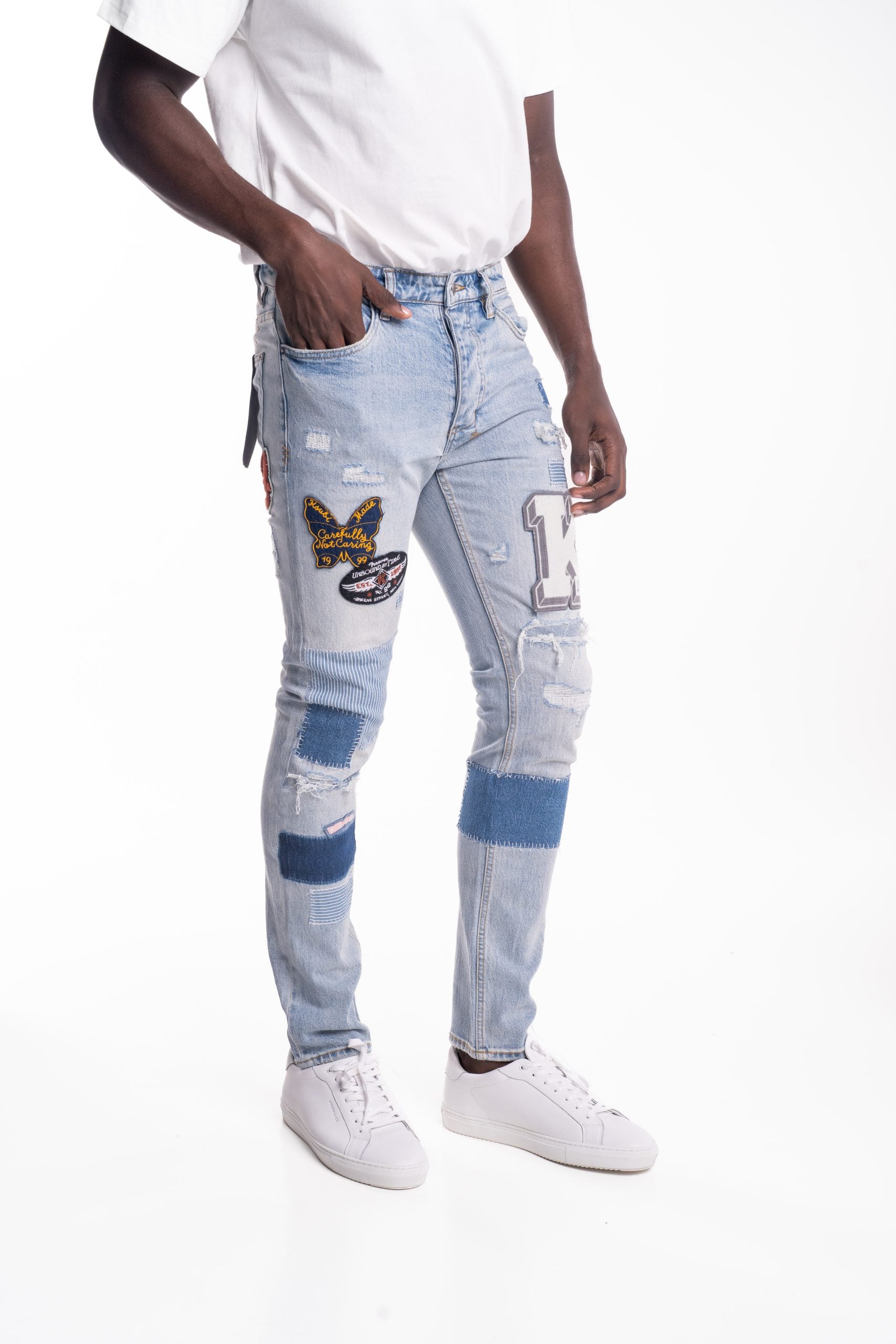 Ksubi Men's Woven Chitch Manhattan Repair | MFA25DJ010-DNM