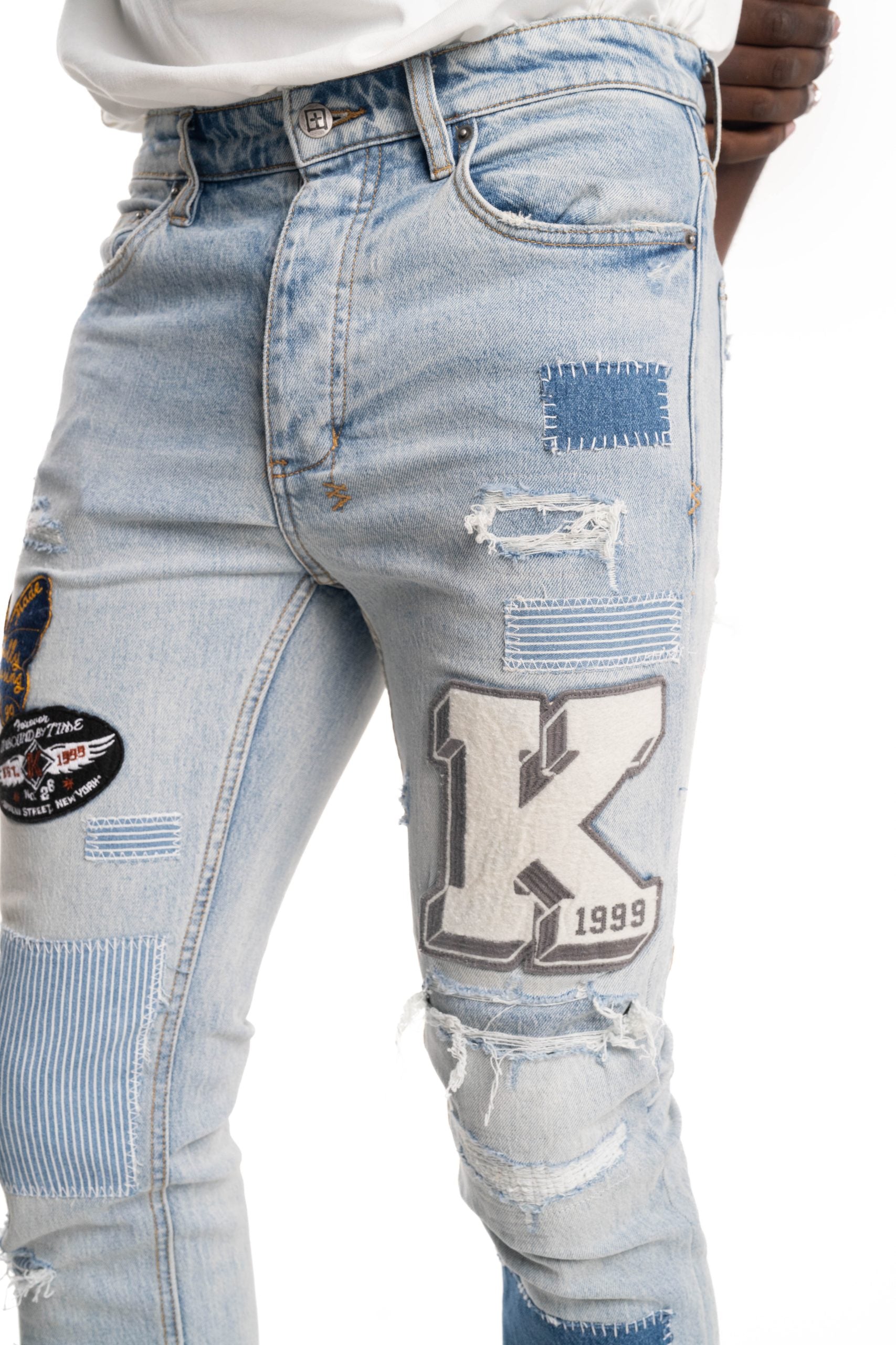 Ksubi Men's Woven Chitch Manhattan Repair | MFA25DJ010-DNM