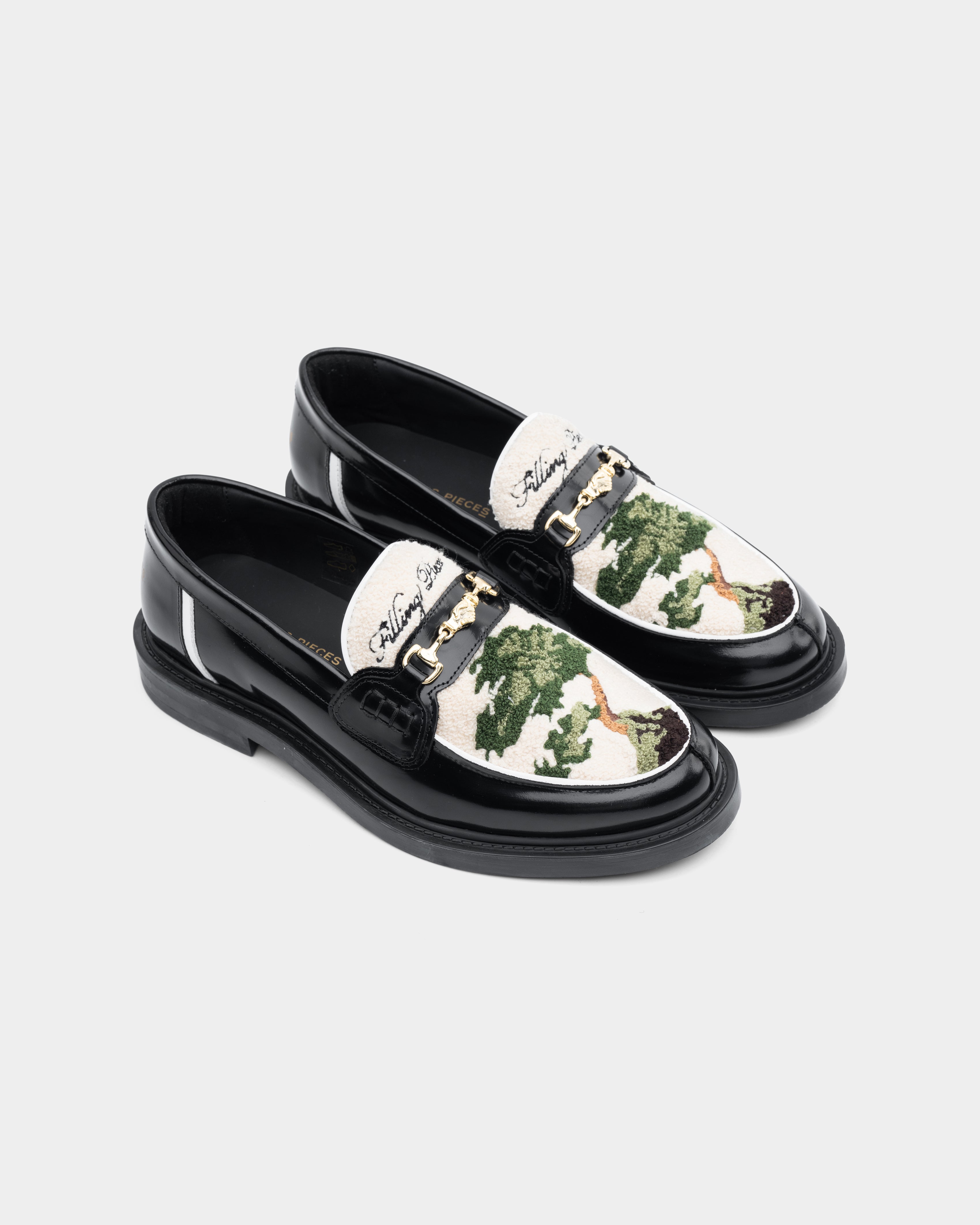 Filling Pieces Mens Loafer Bonsai Black | 112511303120-130