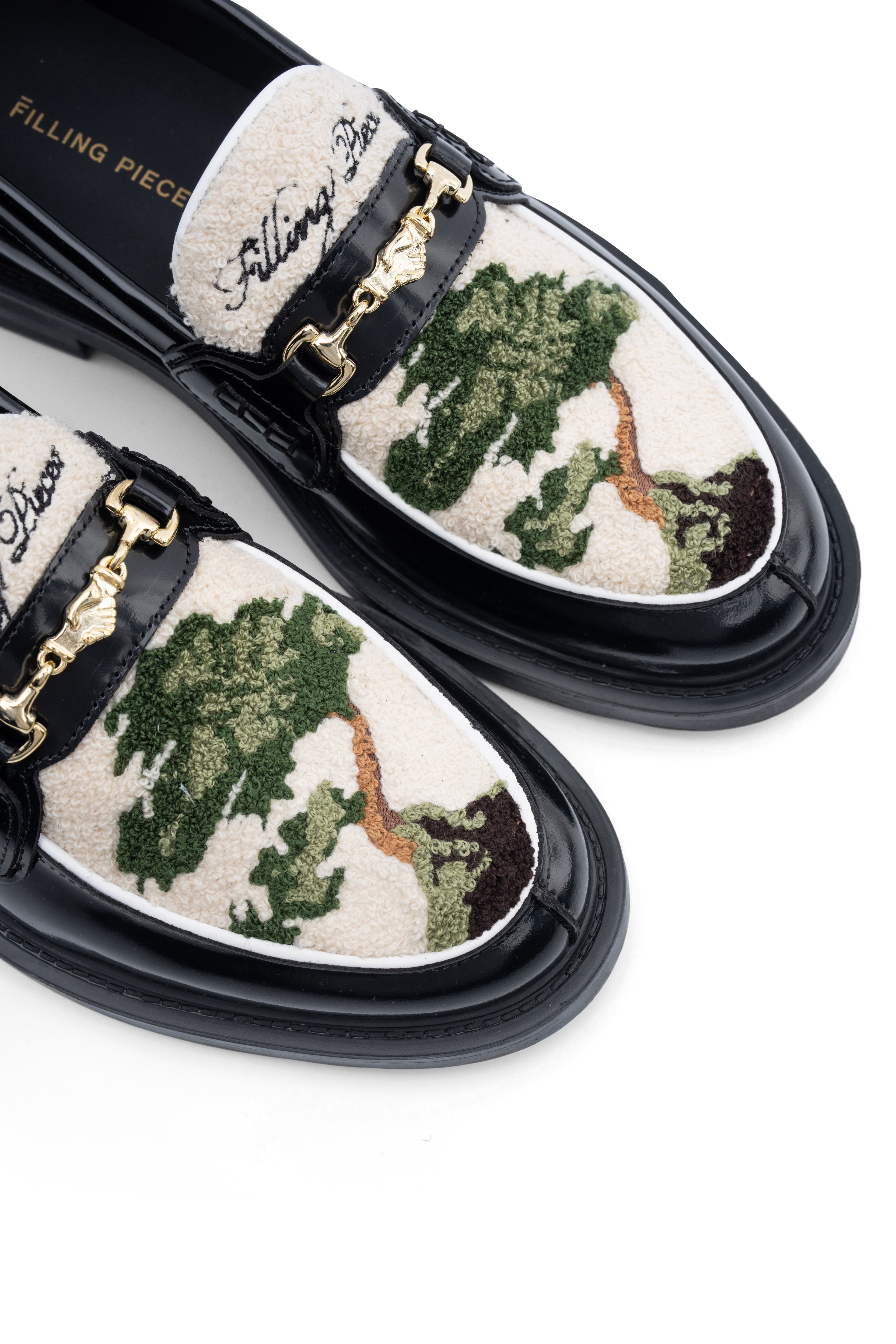Filling Pieces Mens Loafer Bonsai Black | 112511303120-130