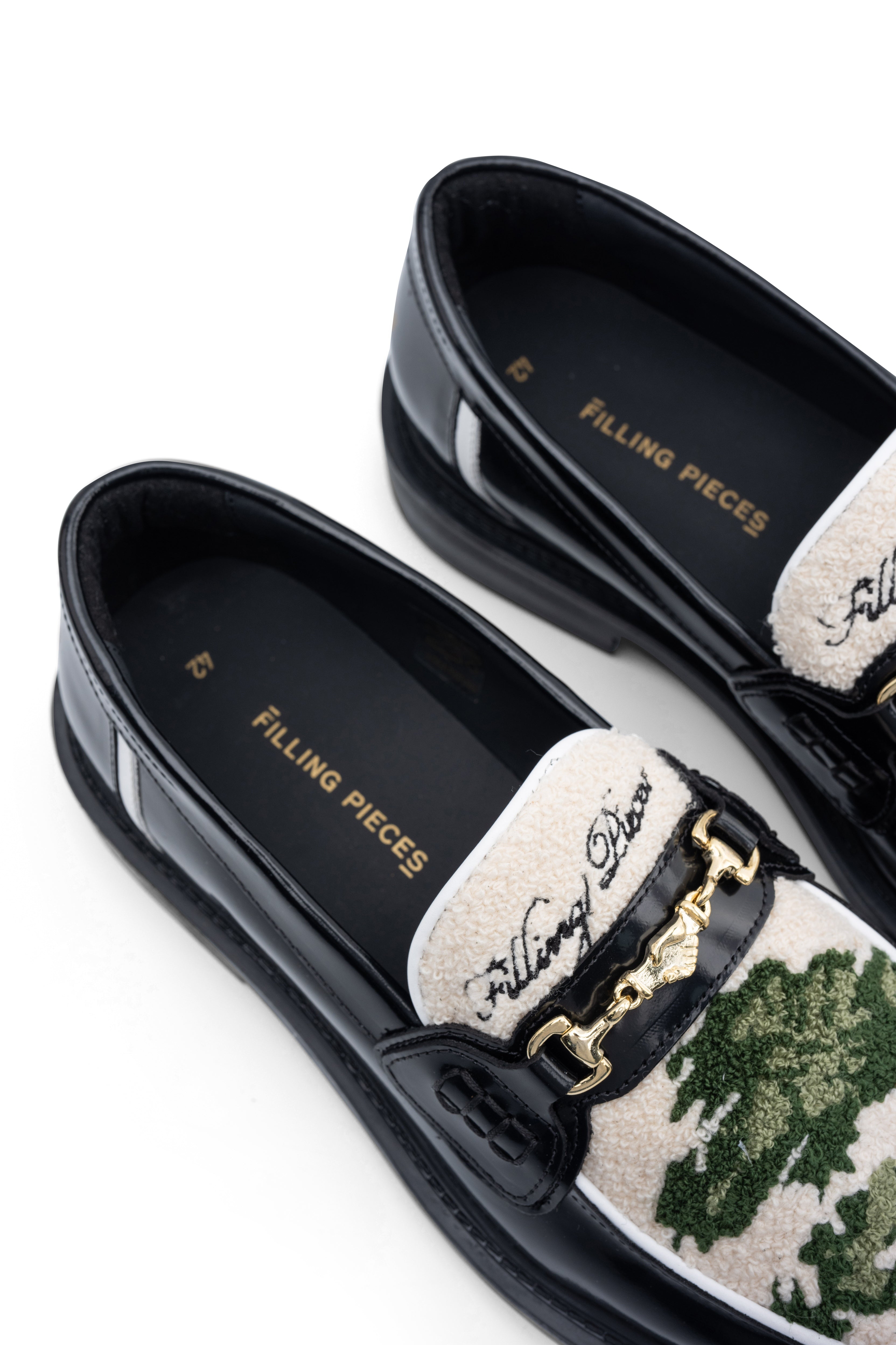 Filling Pieces Mens Loafer Bonsai Black | 112511303120-130
