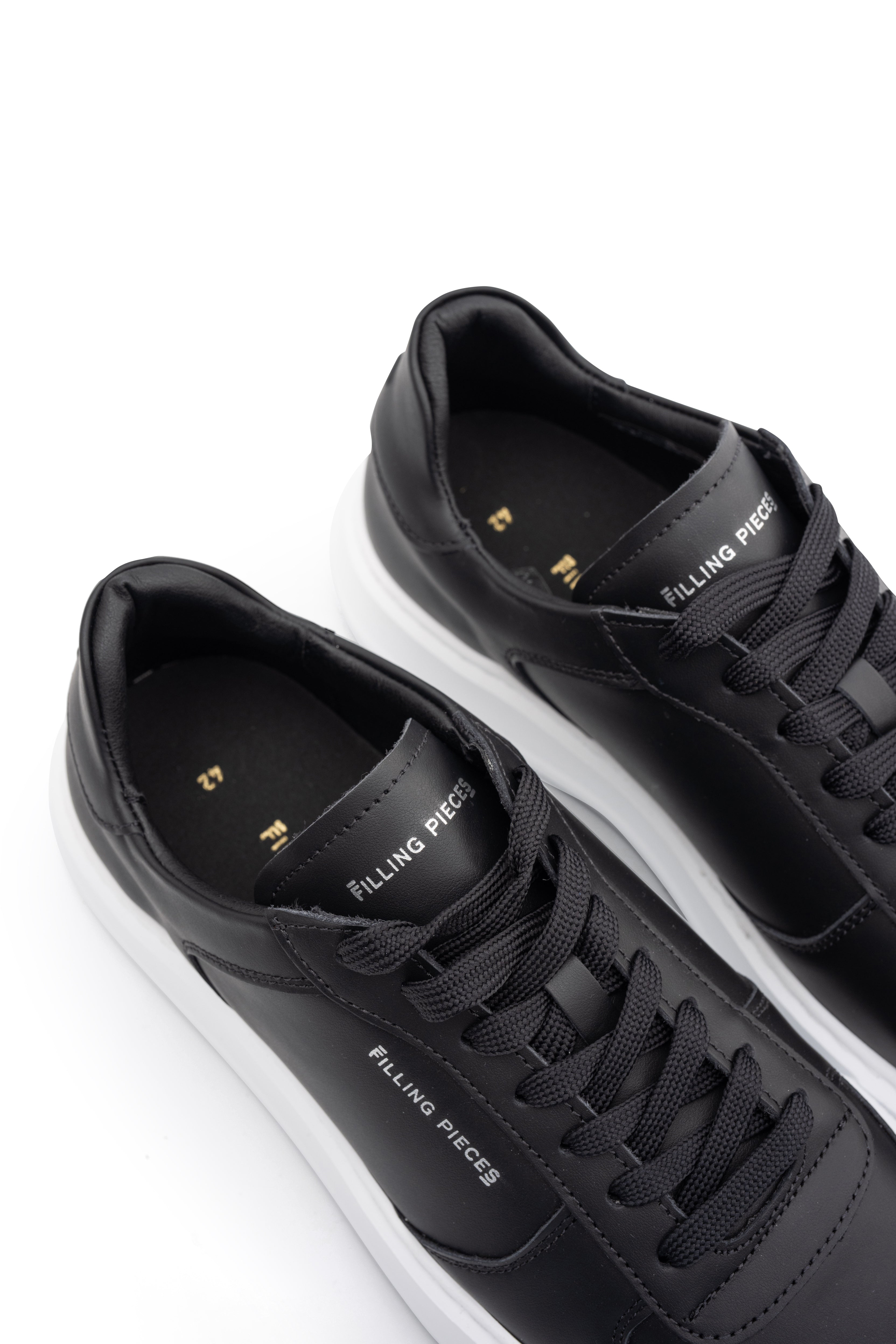 Filling Pieces Mens Evo Court Nappa Black | 112610330185-130