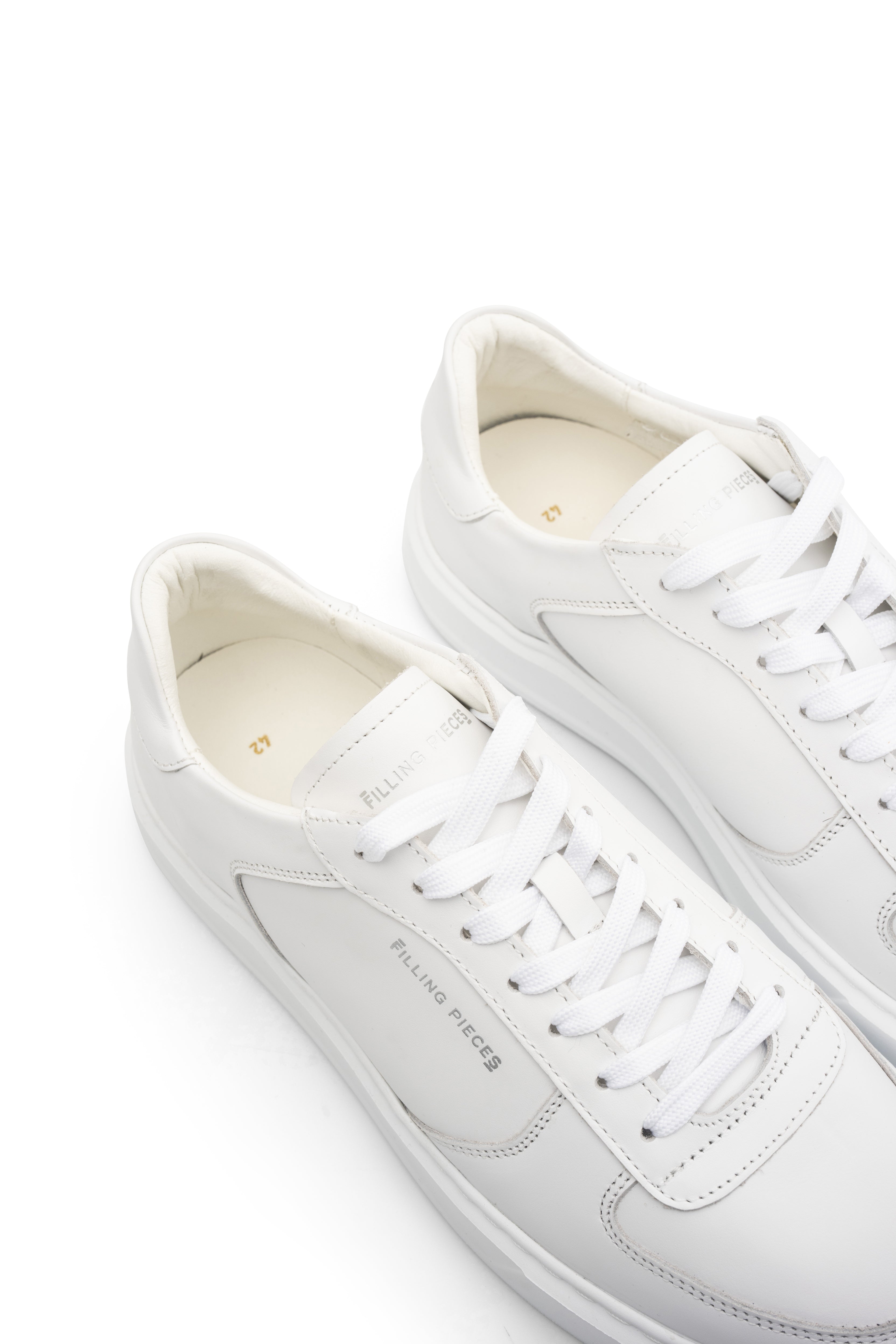 Filling Pieces Mens Evo Court Nappa White | 112610330185-110