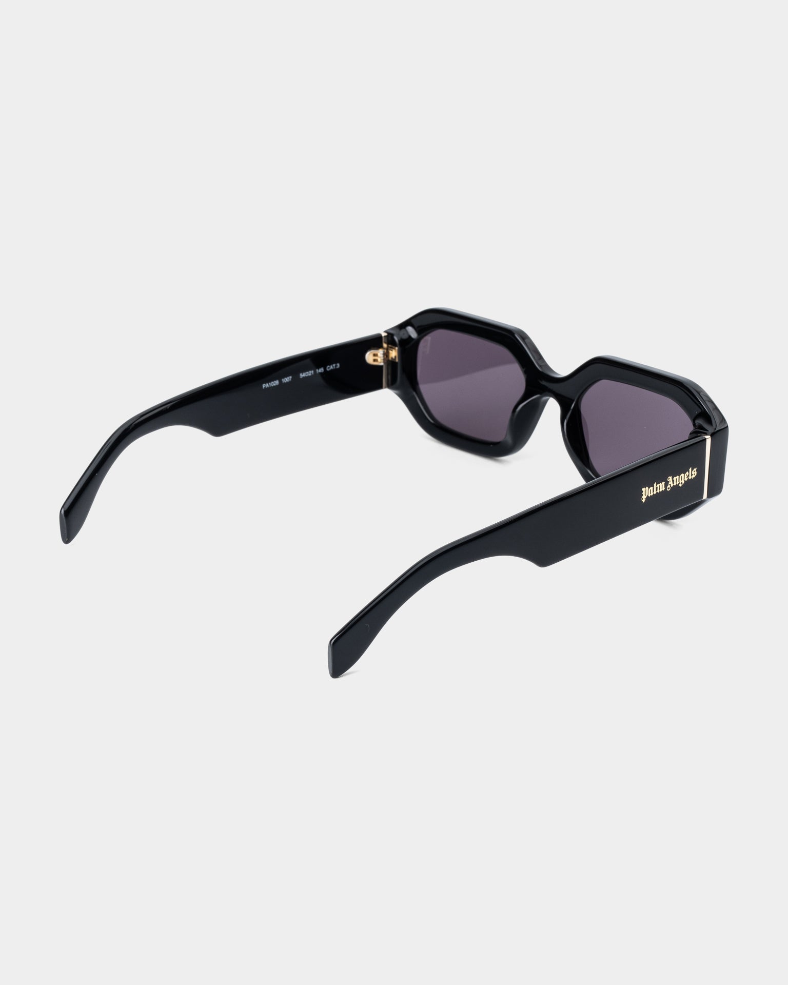 Palm Angels Sunglasses Shiny Black | PA1028-1007