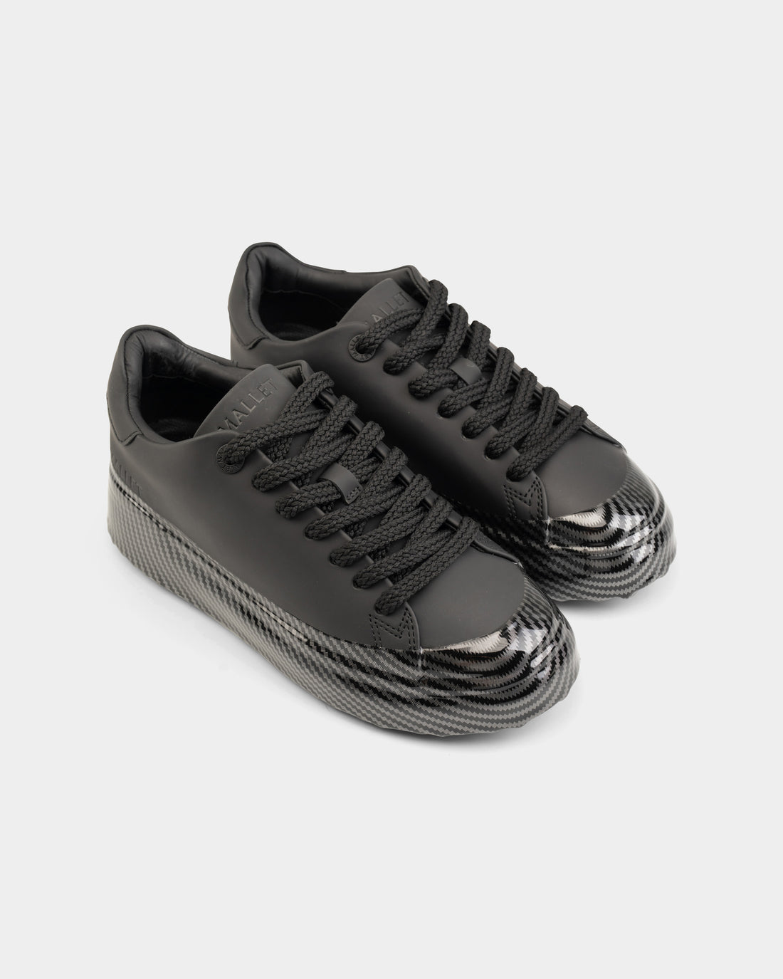 Mallet Men's GRFTR Lite Black Carbon Fibre Dip Sneaker | TE1154-CBF DIP