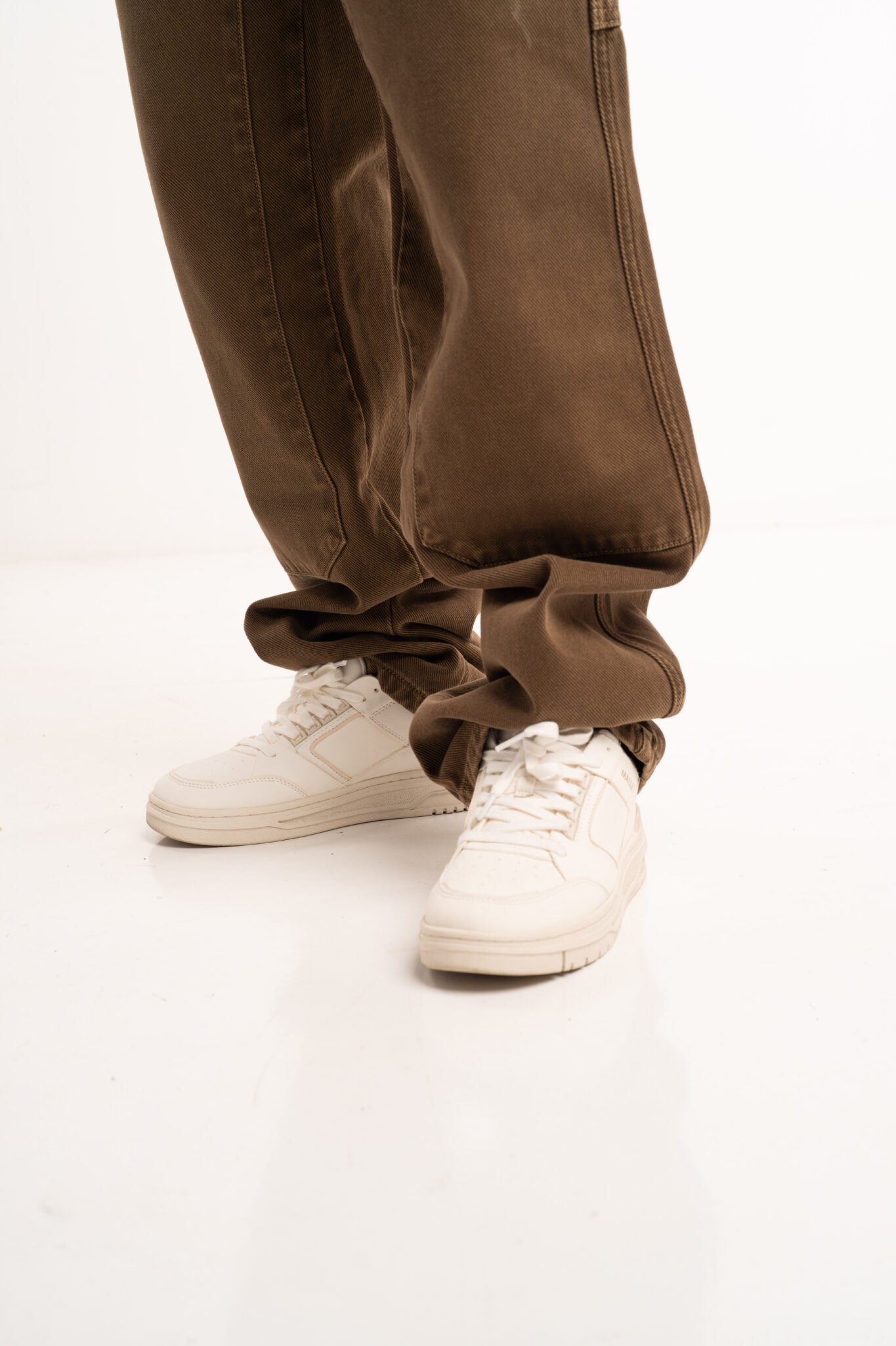 Flaneur Men's Carpenter Straight Jeans Brown F14176