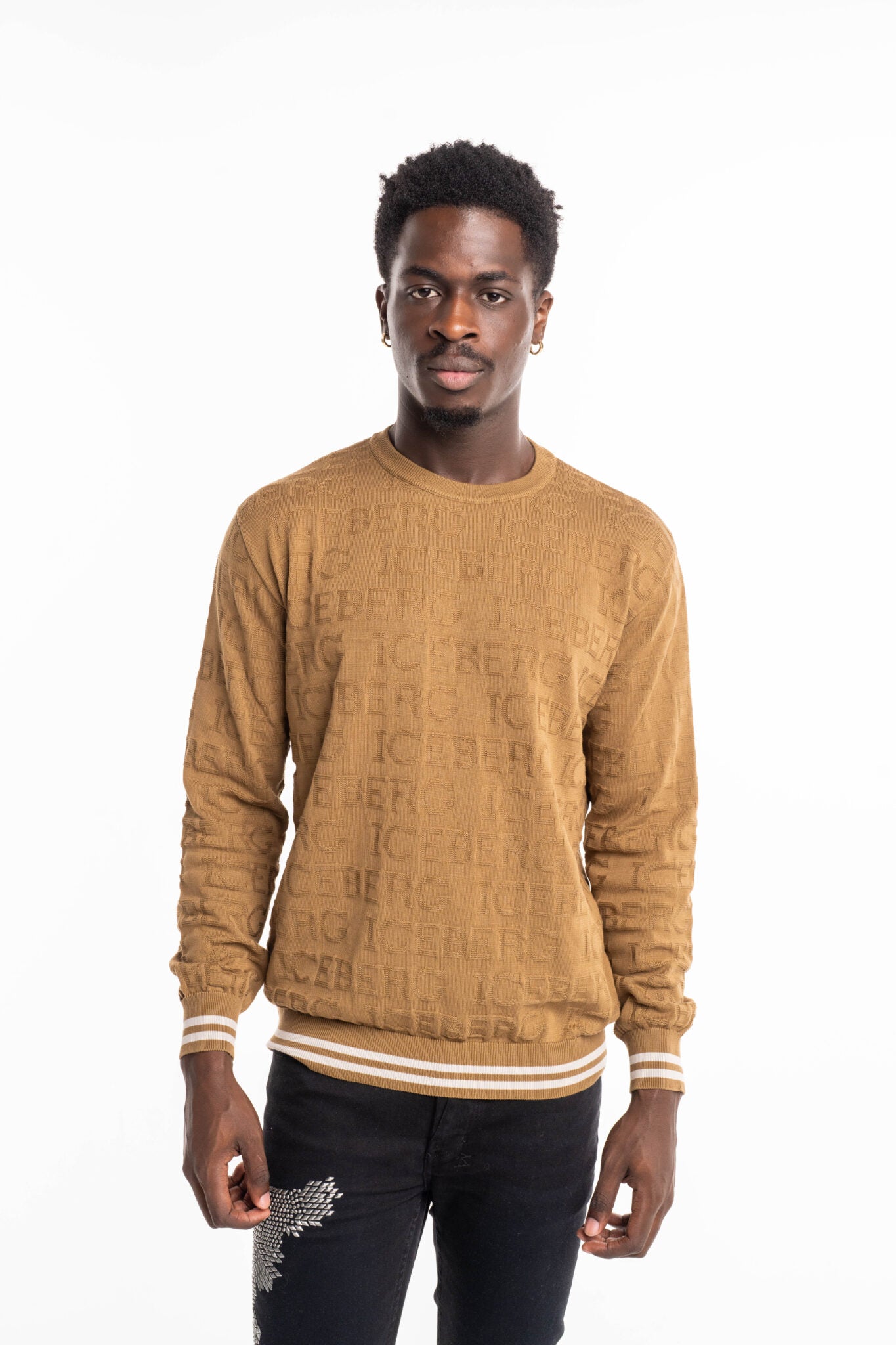 Iceberg Men's Round Neck Knitted I1P A009 7604 2484