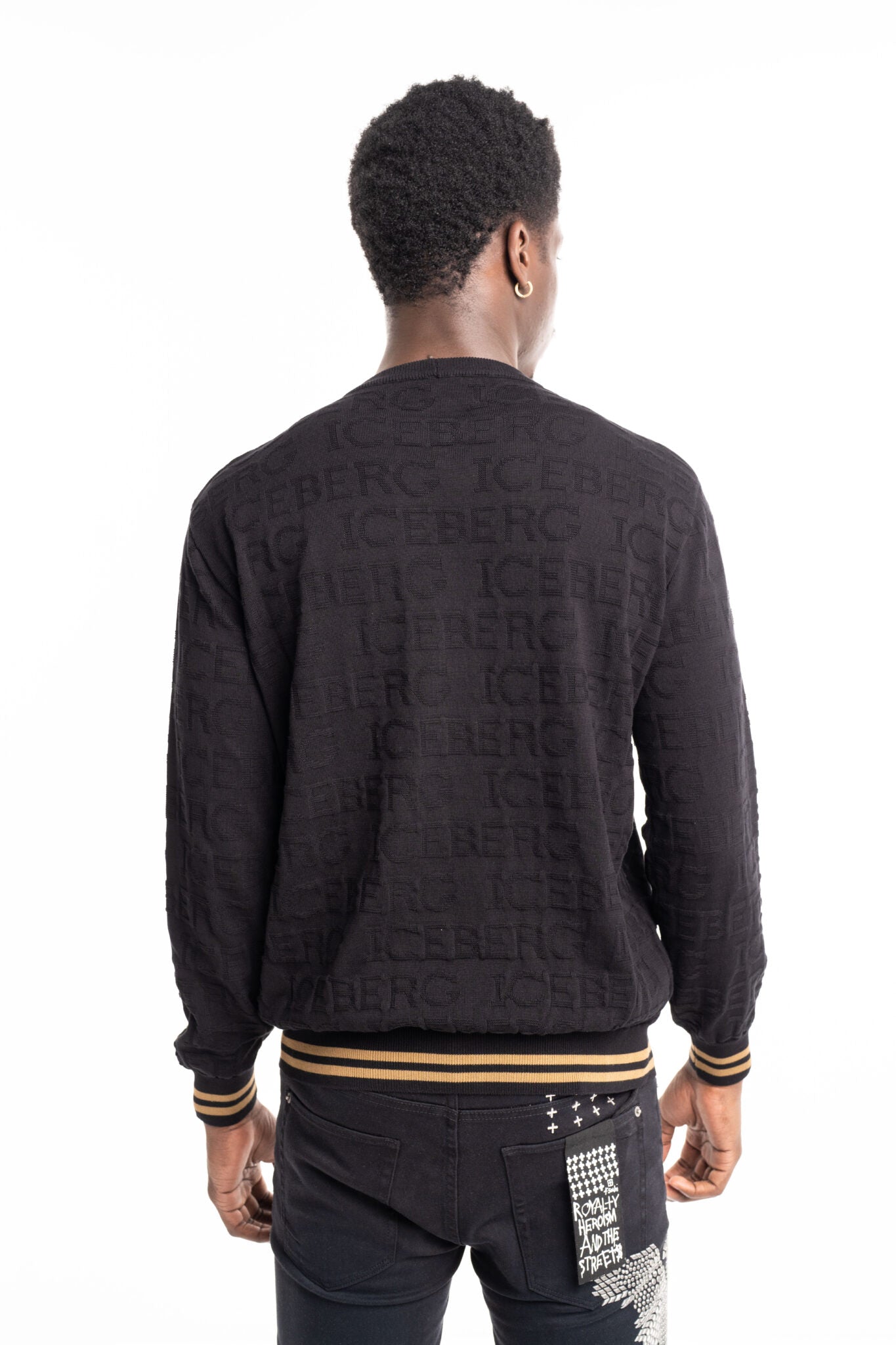 Iceberg Men's Round Neck Knitted I1P A009 7604 9000