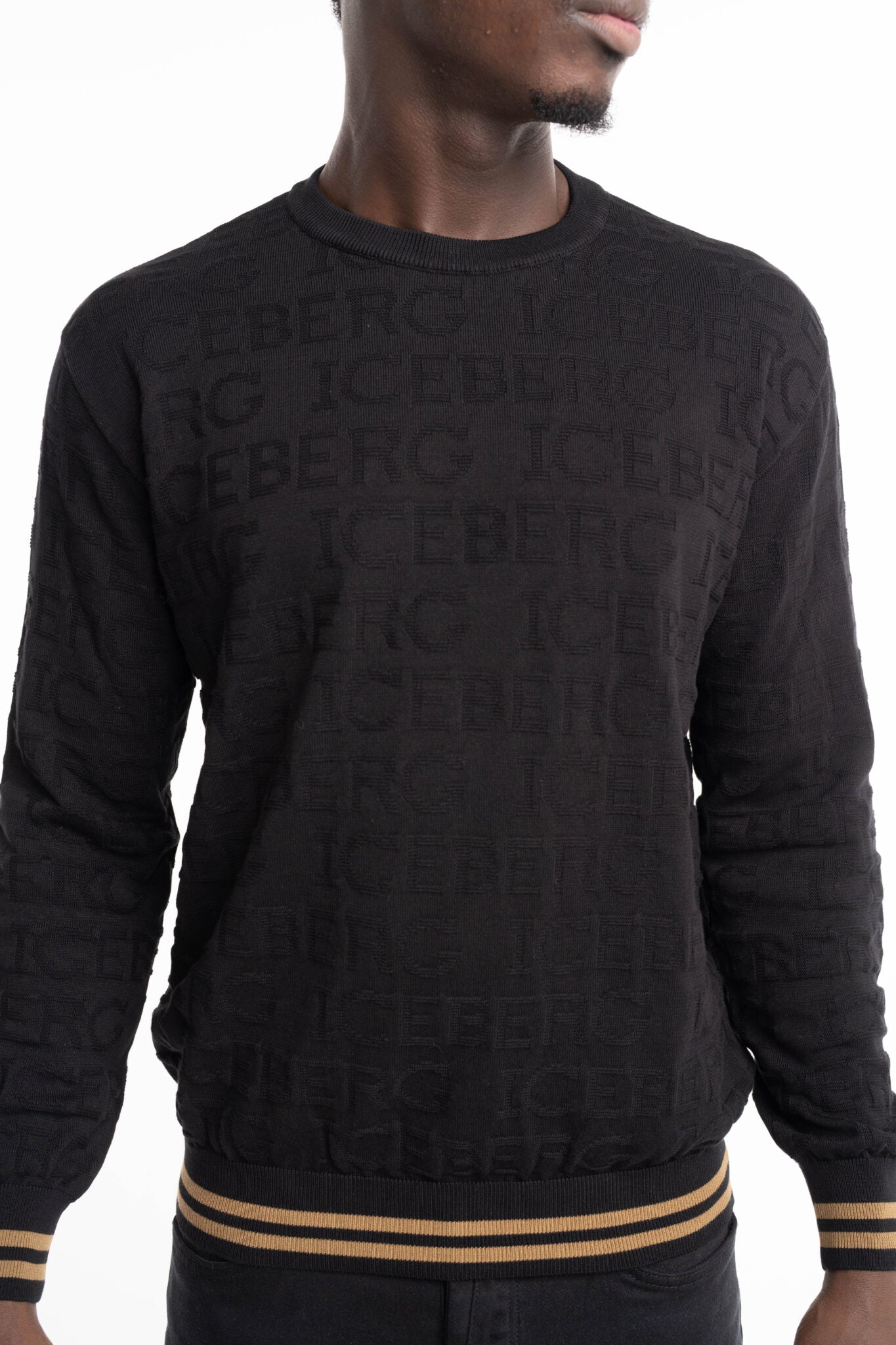 Iceberg Men's Round Neck Knitted I1P A009 7604 9000