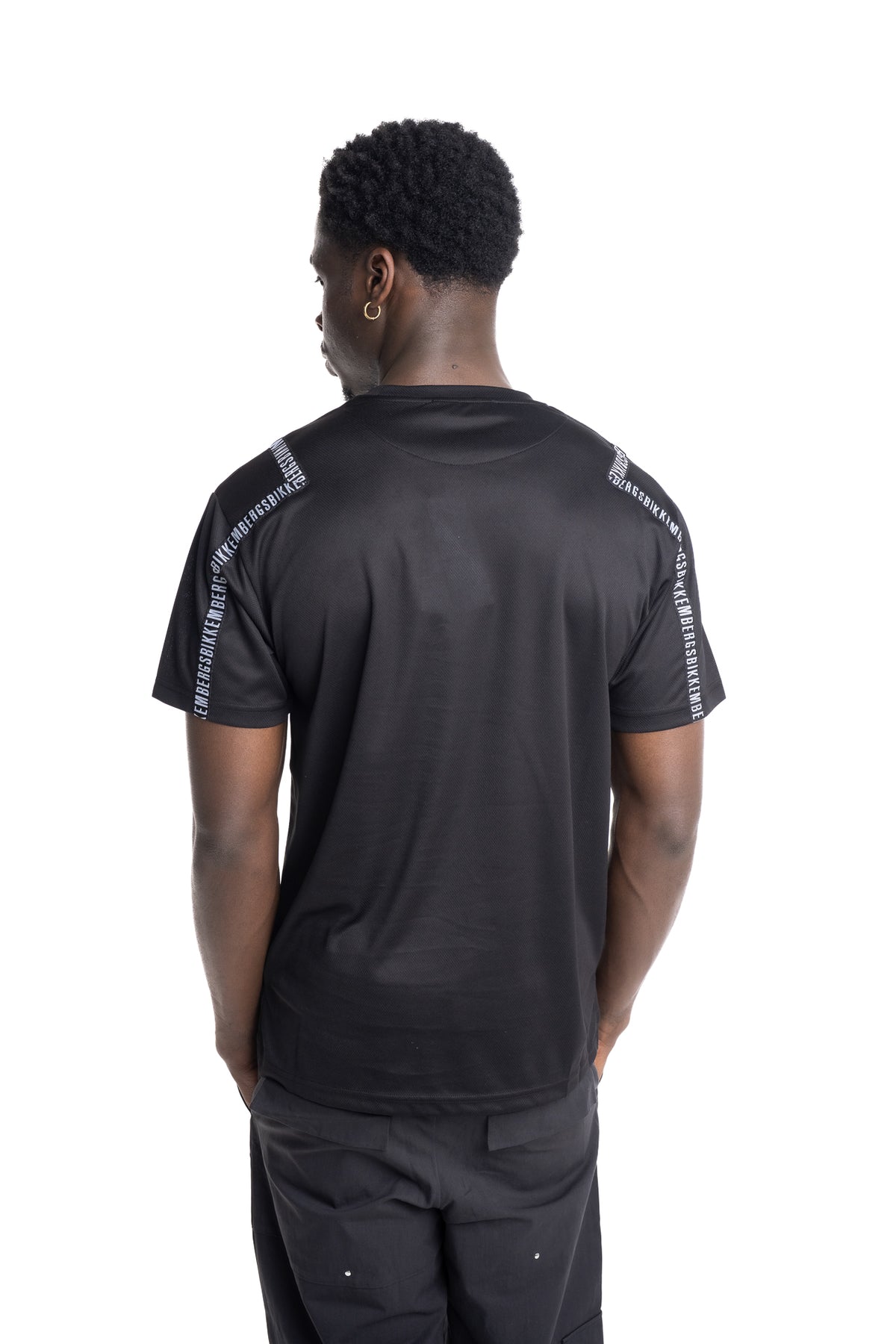 Bikkembergs Men's T Shirt Black | BMT1561-8000
