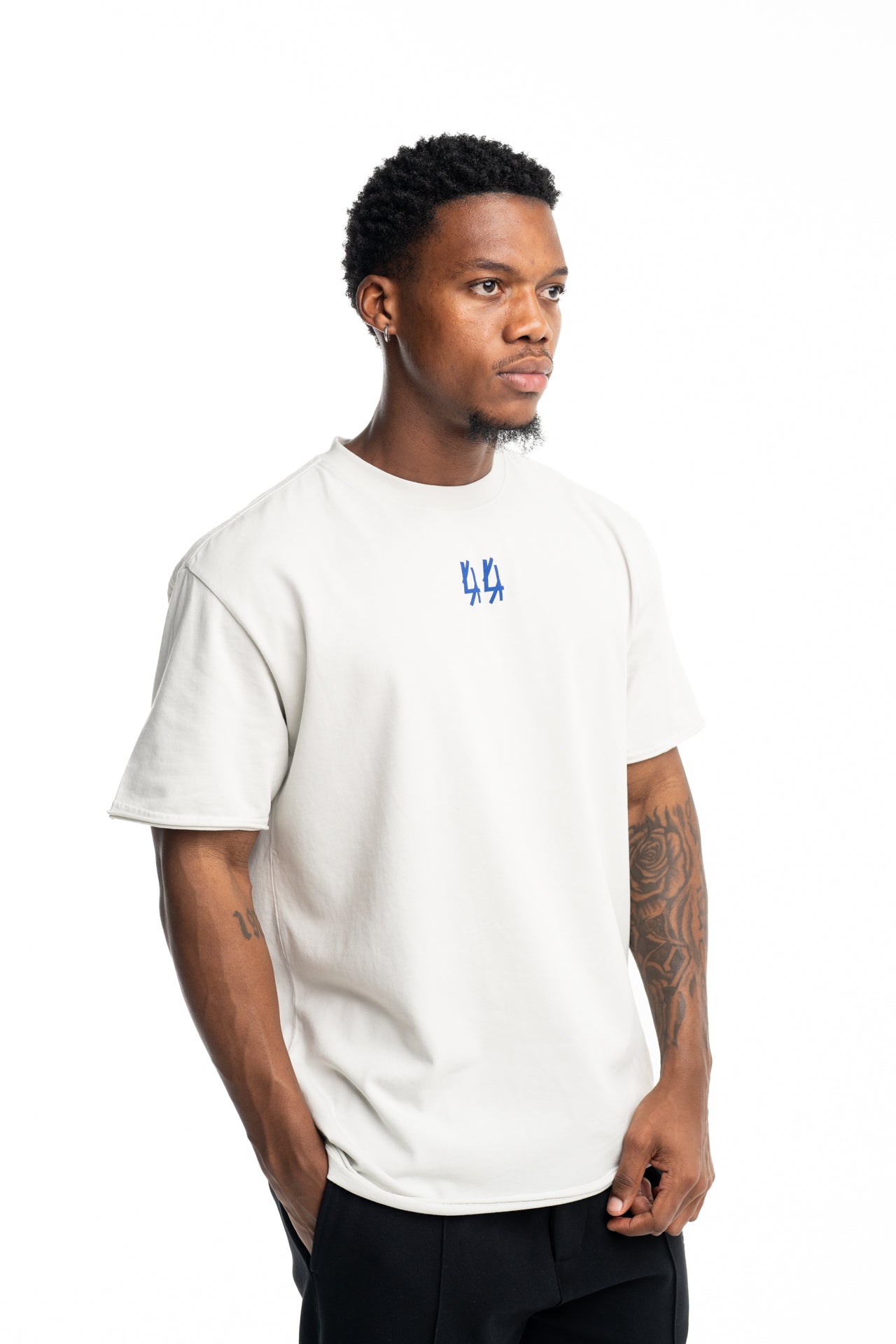 44 Label Group Men's Jersey Tee Blint/Stamp Sapphire | FA724-P779