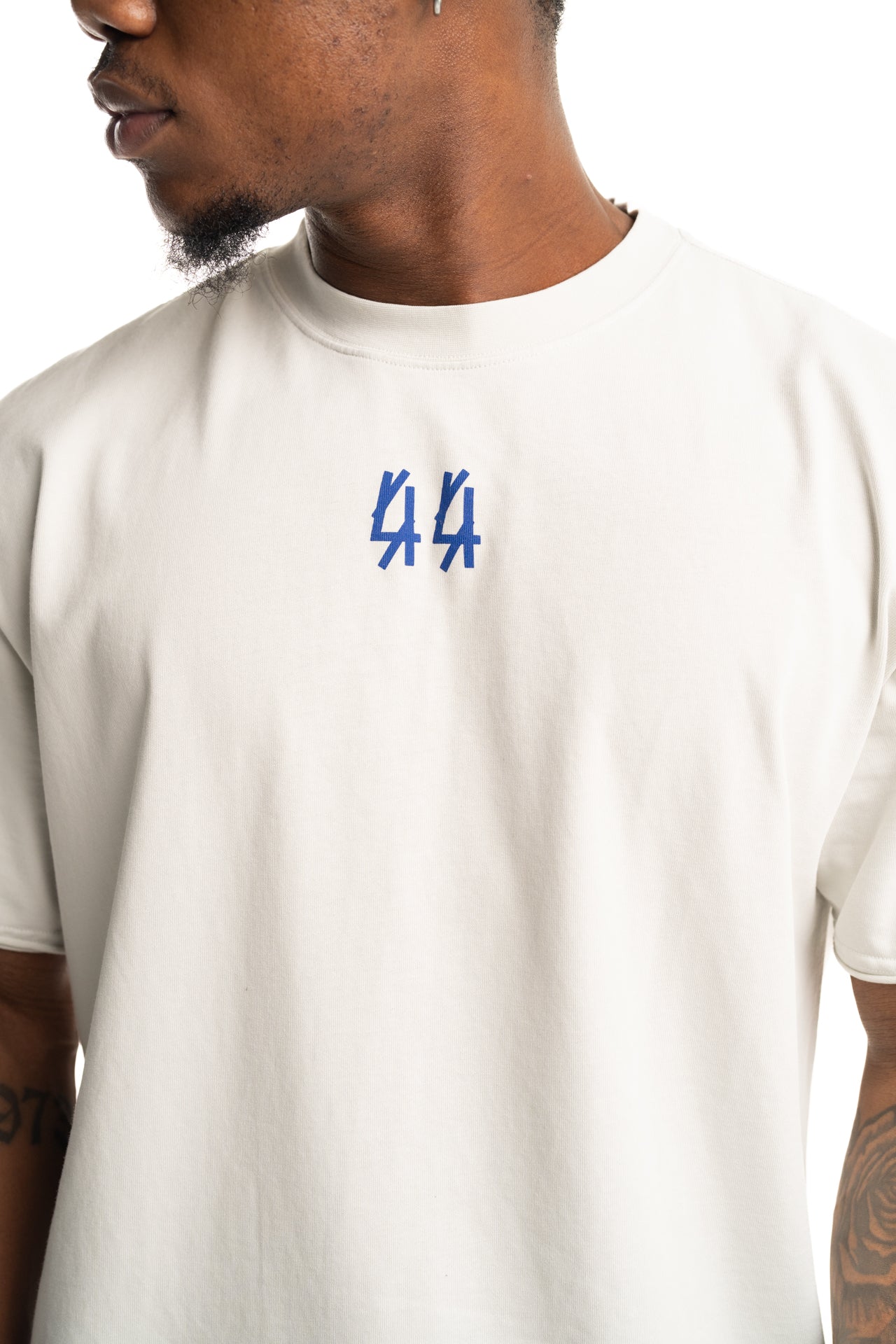 44 Label Group Men's Jersey Tee Blint/Stamp Sapphire | FA724-P779