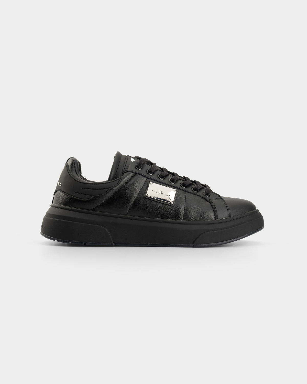 John Richmond Men's Action Leather Black Sneaker | 32400-B