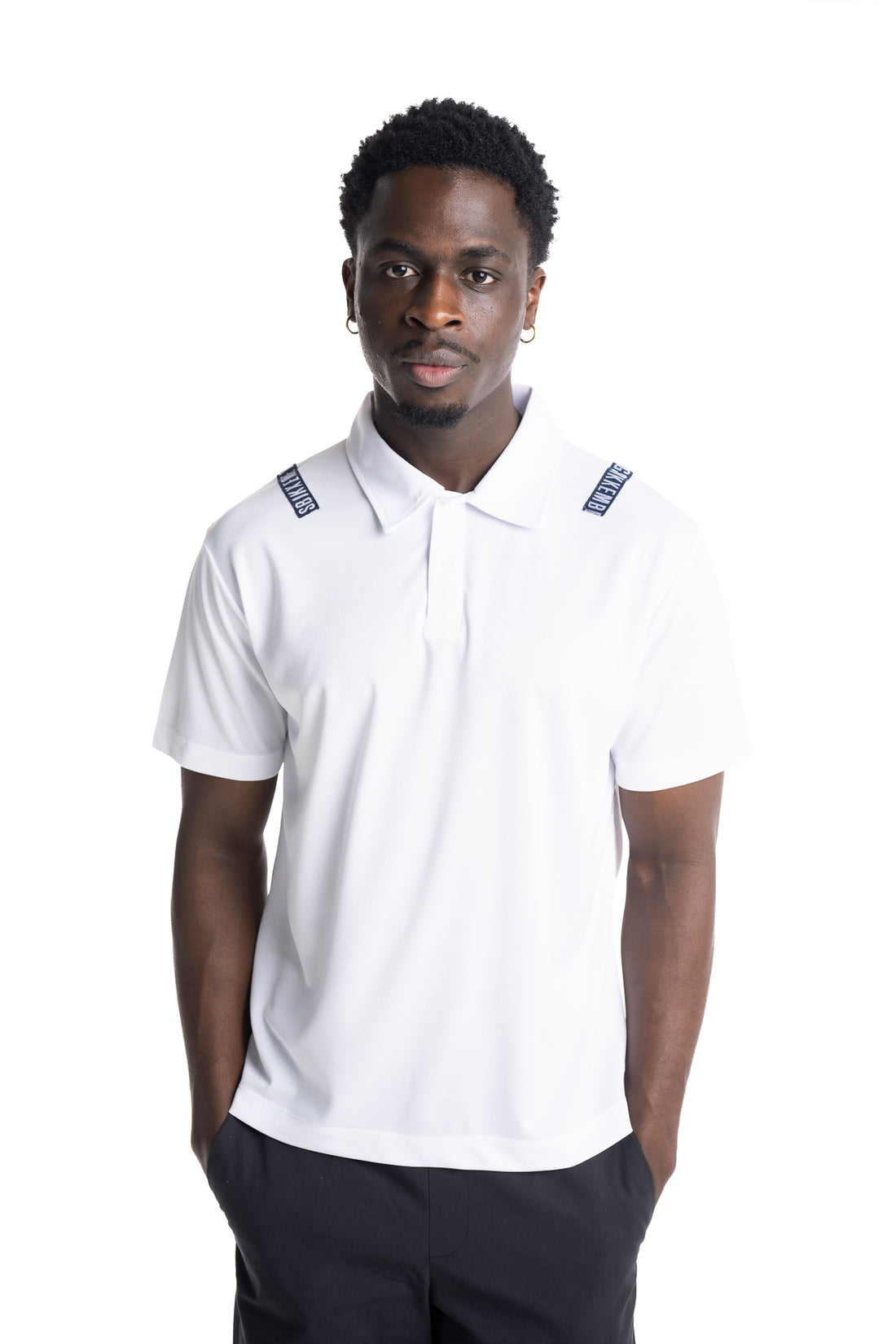 Bikkembers Men's Polo Shirt White | BMT1609-1000