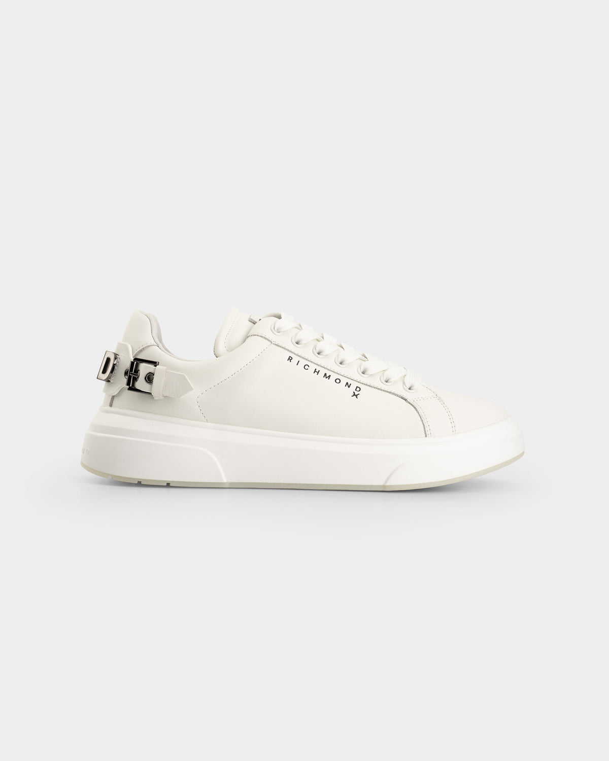 John Richmond Men's Action Leather White Sneaker | 32402-A