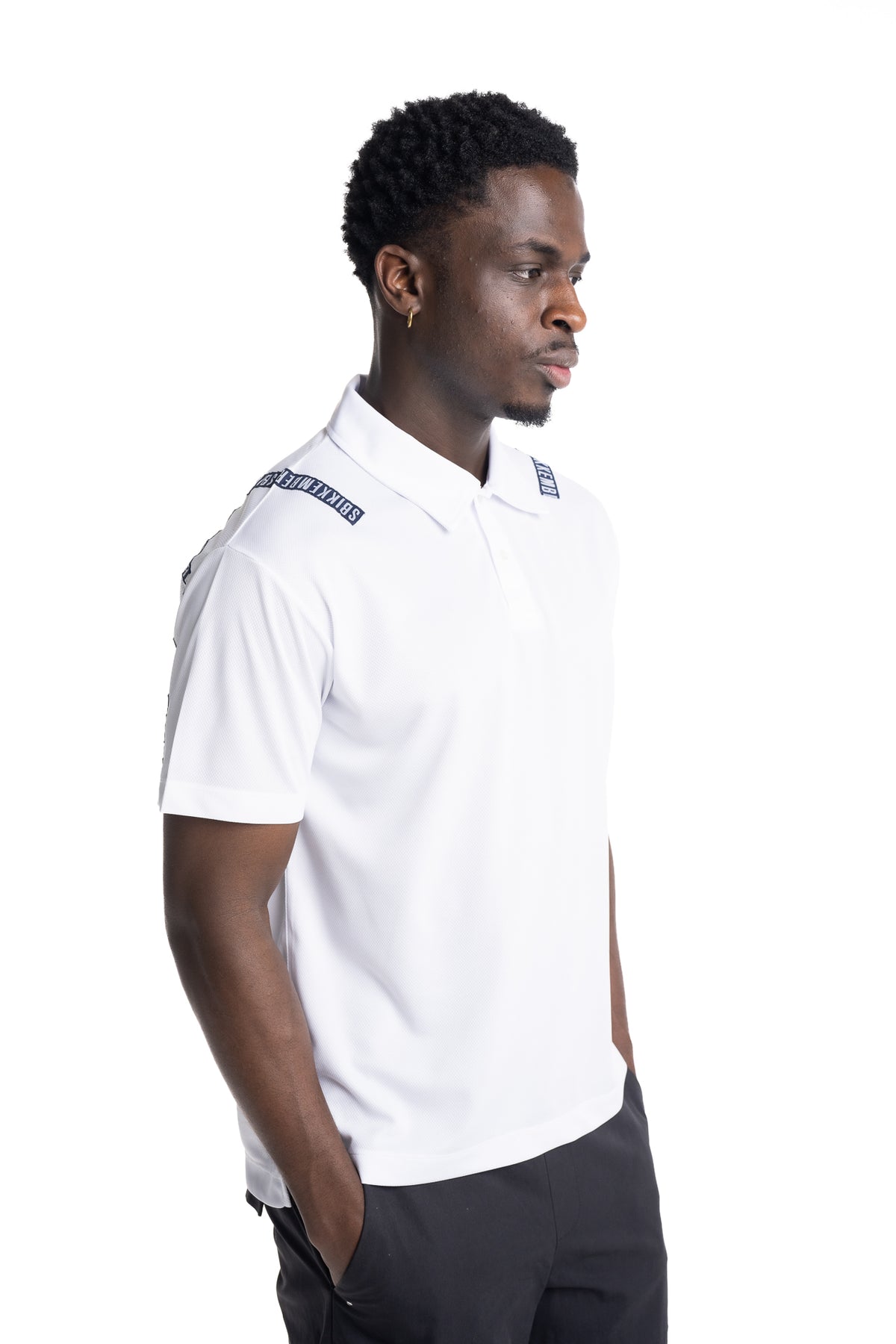 Bikkembers Men's Polo Shirt White | BMT1609-1000