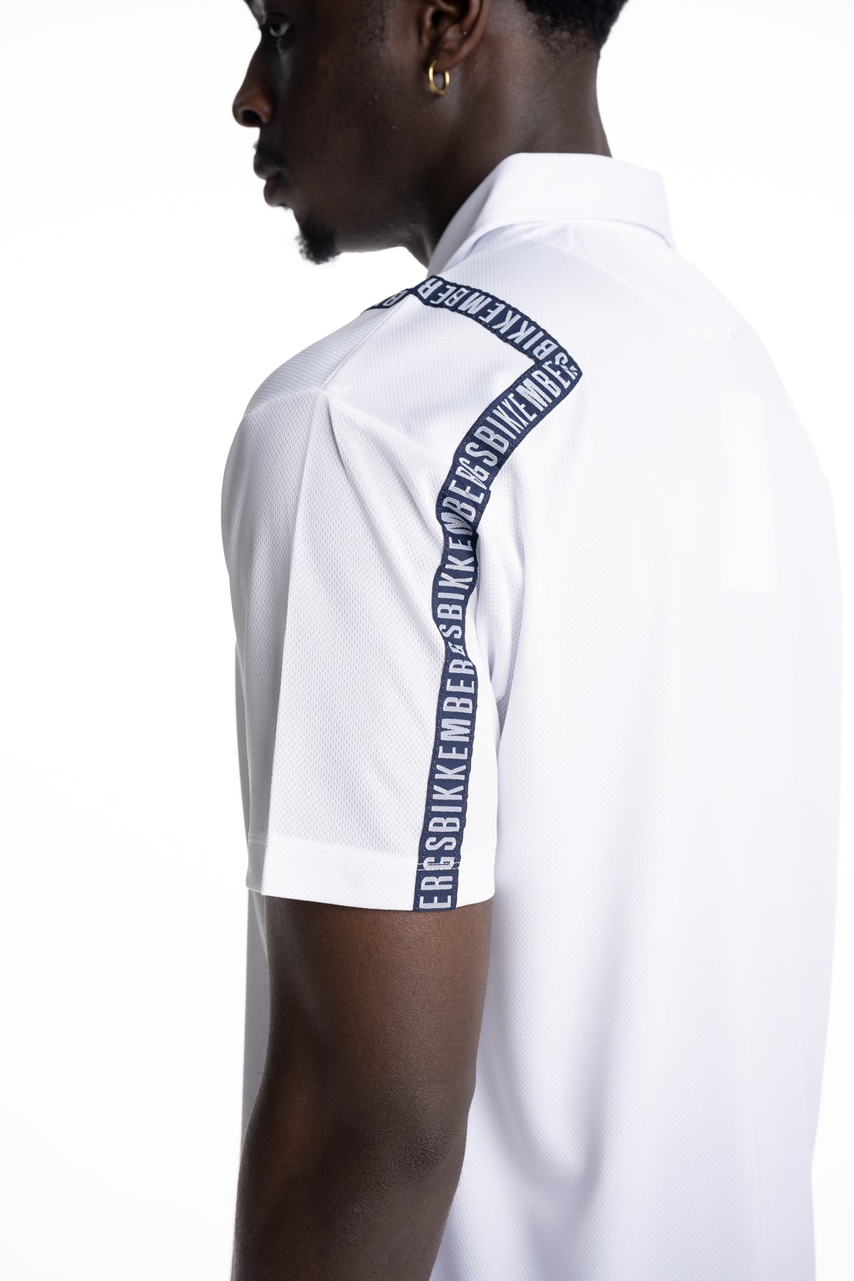 Bikkembers Men's Polo Shirt White | BMT1609-1000