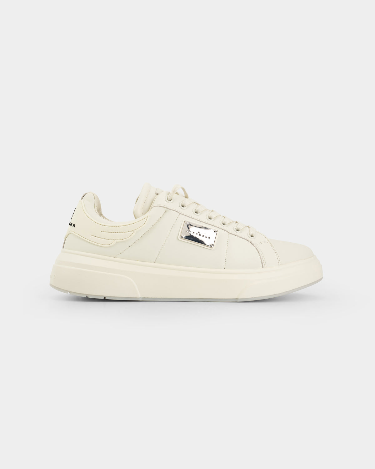John Richmond Men's Action Leather White Sneaker | 32400-A