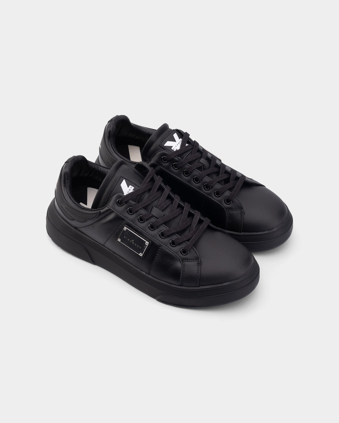 John Richmond Men's Action Leather Black Sneaker | 32400-B