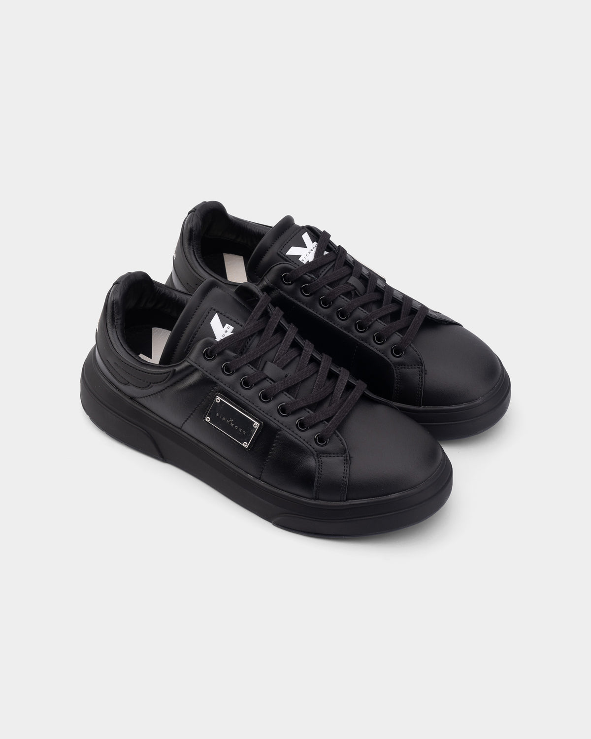 John Richmond Men's Action Leather Black Sneaker | 32400-B