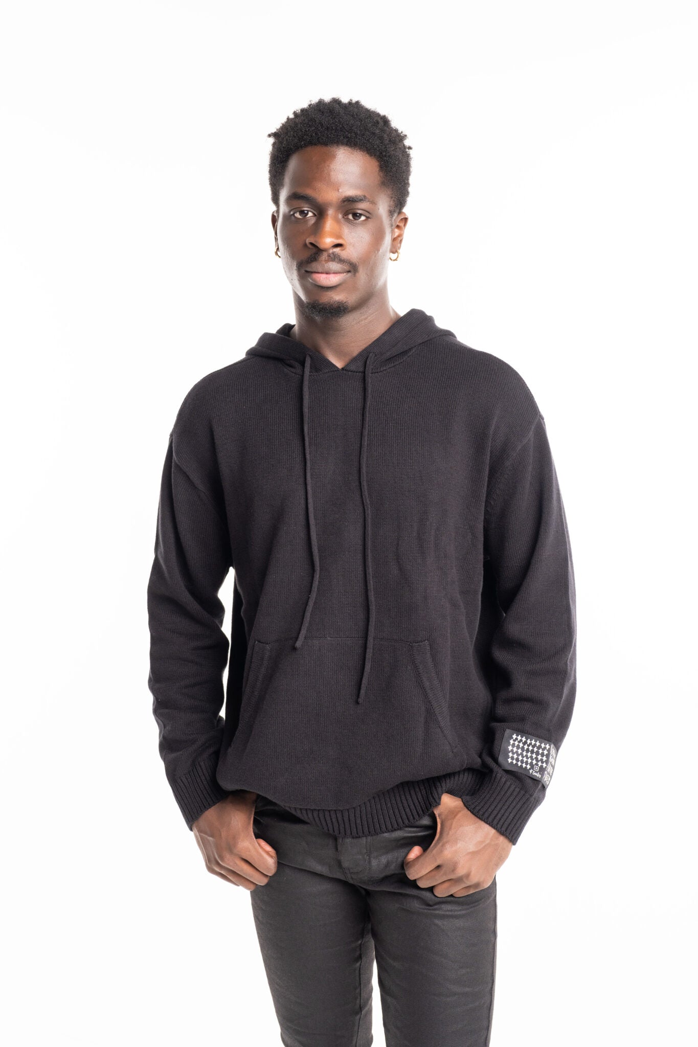 Ksubi Men's Knitted 1999 Knit Hoodie Black MPS25KW005 BLK