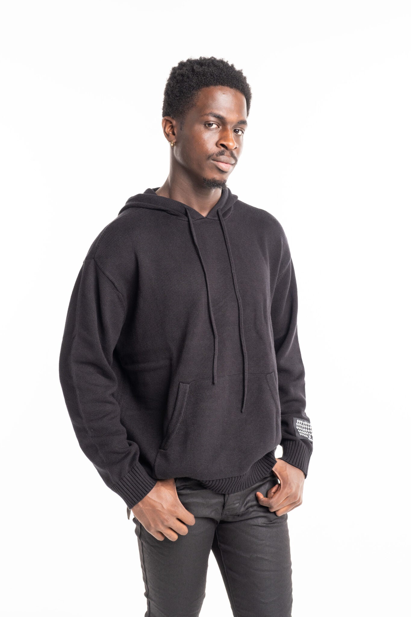 Ksubi Men's Knitted 1999 Knit Hoodie Black MPS25KW005 BLK