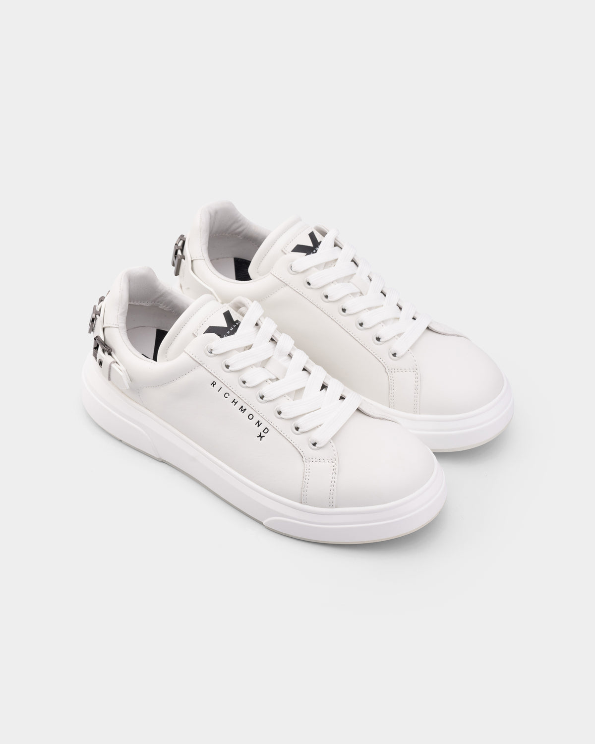 John Richmond Men's Action Leather White Sneaker | 32402-A