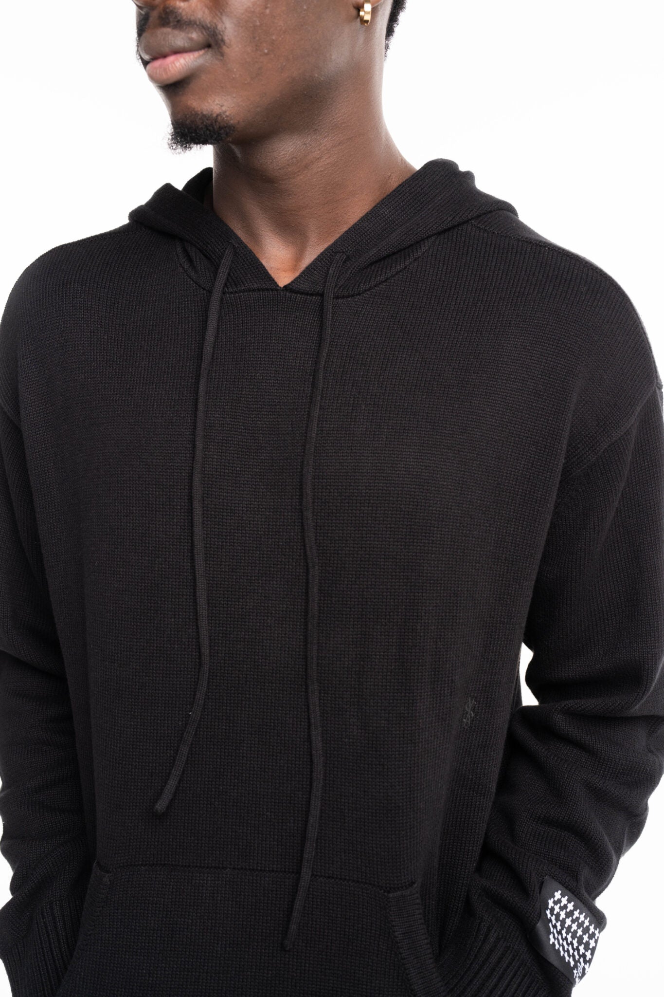 Ksubi Men's Knitted 1999 Knit Hoodie Black MPS25KW005 BLK