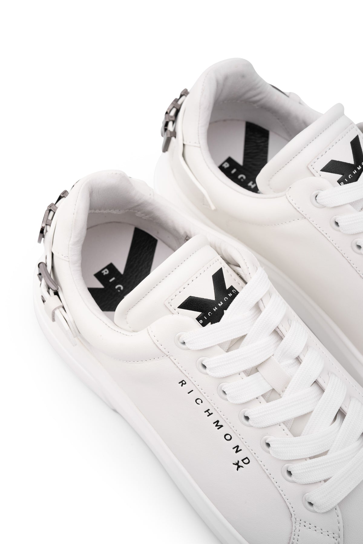 John Richmond Men's Action Leather White Sneaker | 32402-A