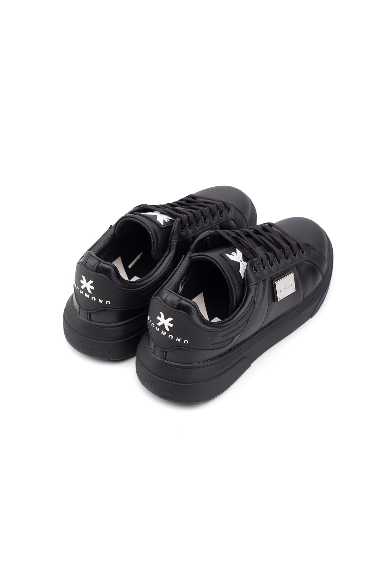 John Richmond Men's Action Leather Black Sneaker | 32400-B